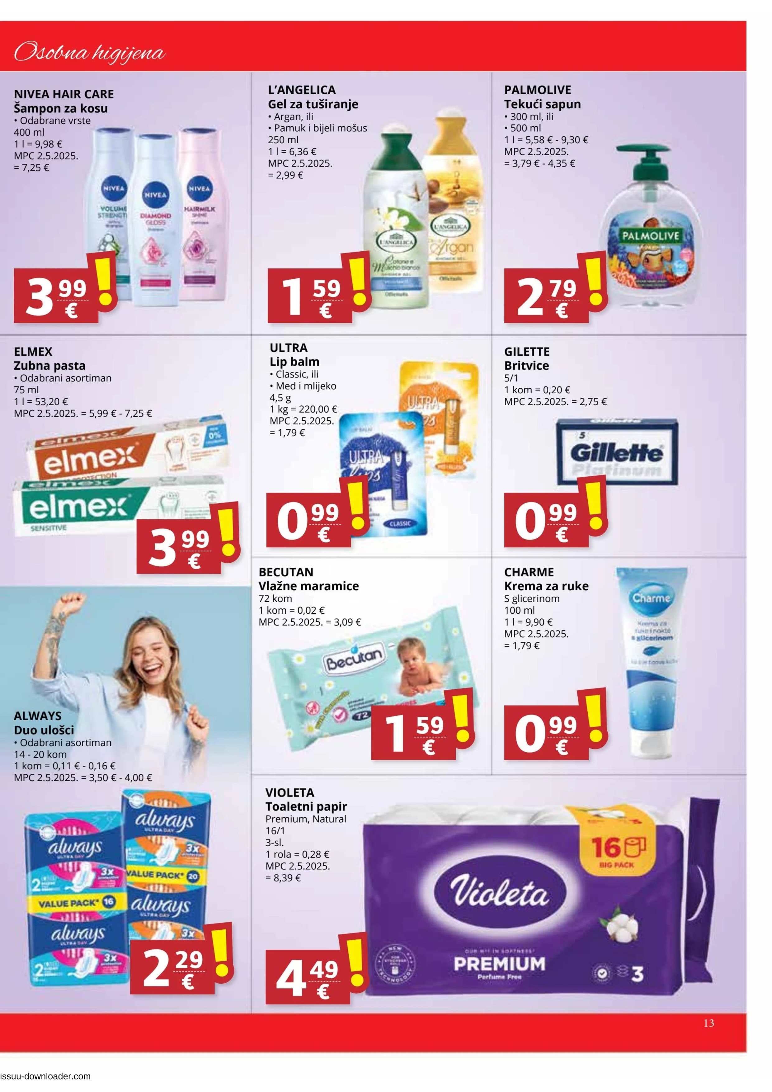 Page from catalog: Akcijska ponuda