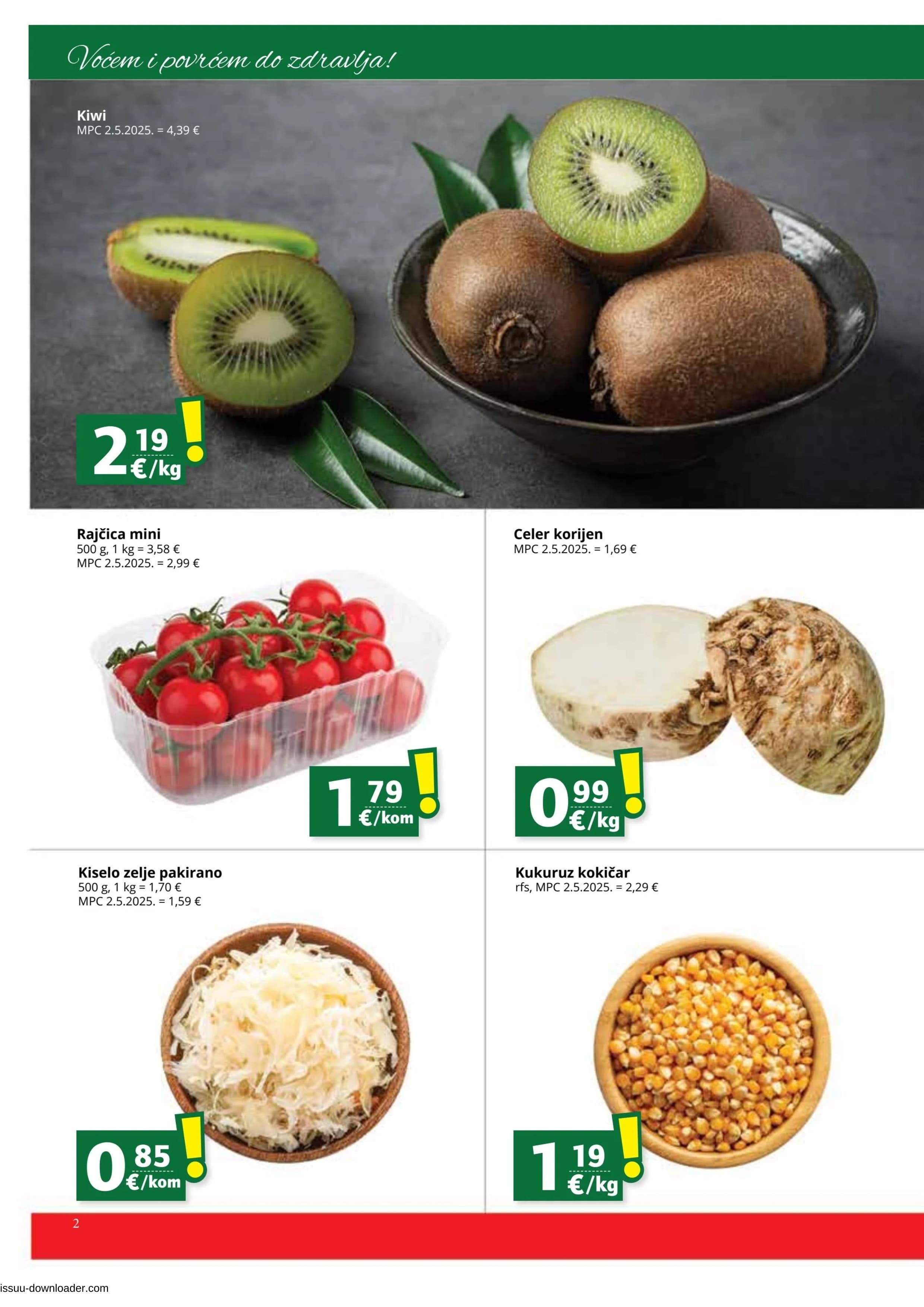 Page from catalog: Akcijska ponuda