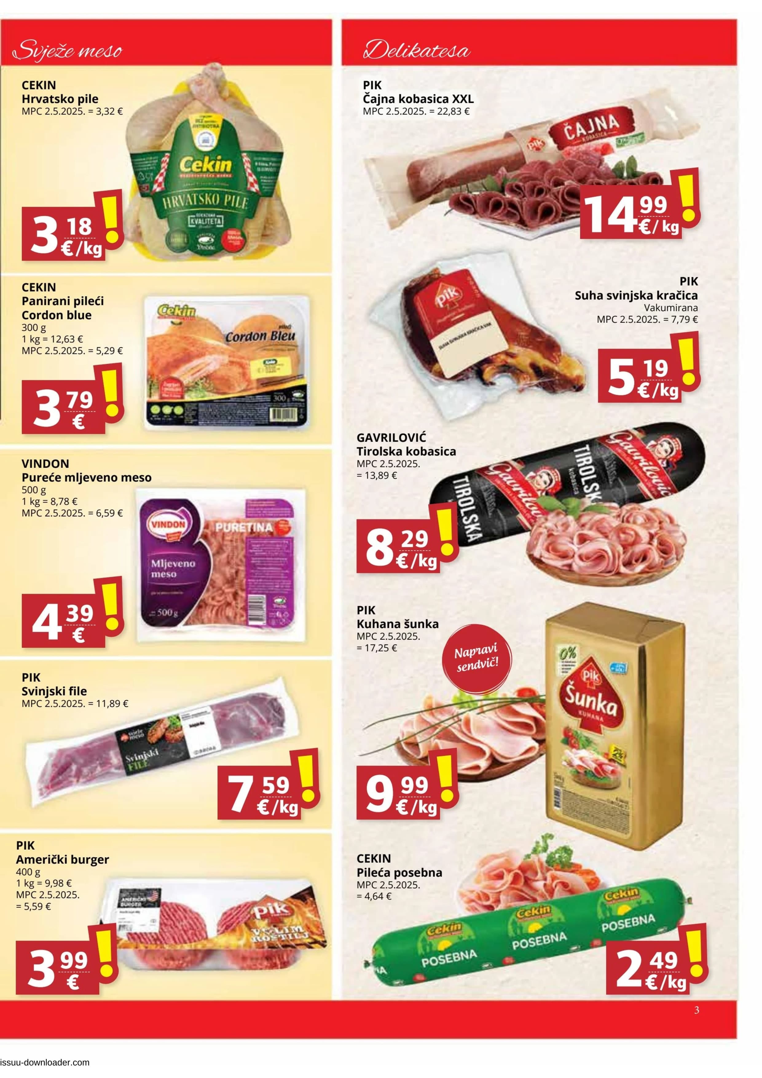 Page from catalog: Akcijska ponuda