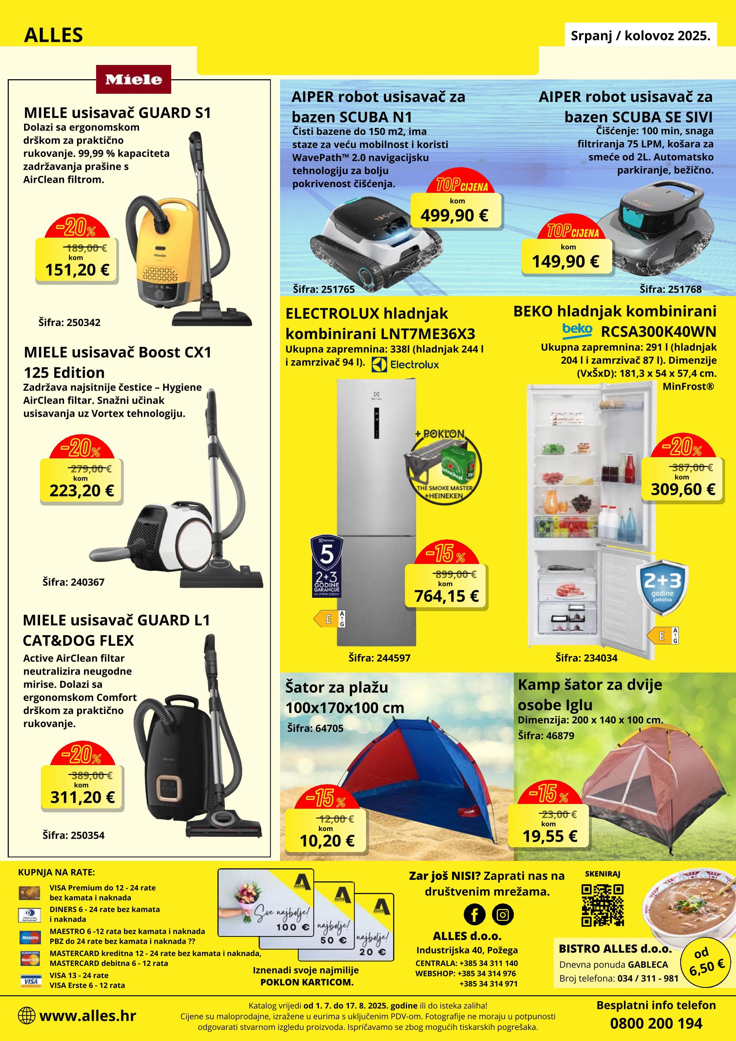 Page from catalog: Srpanj-Kolovoz