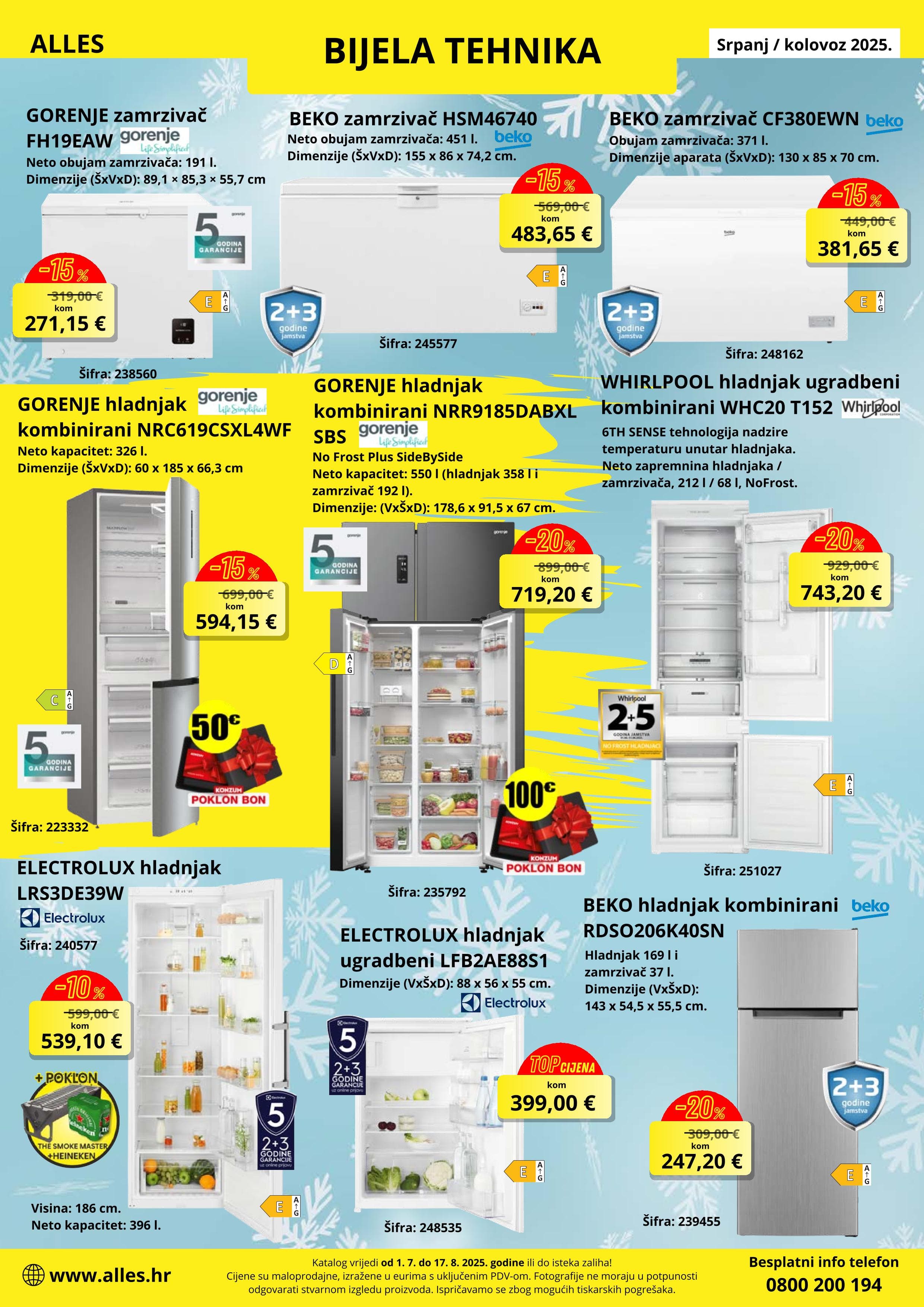 Page from catalog: Srpanj-Kolovoz