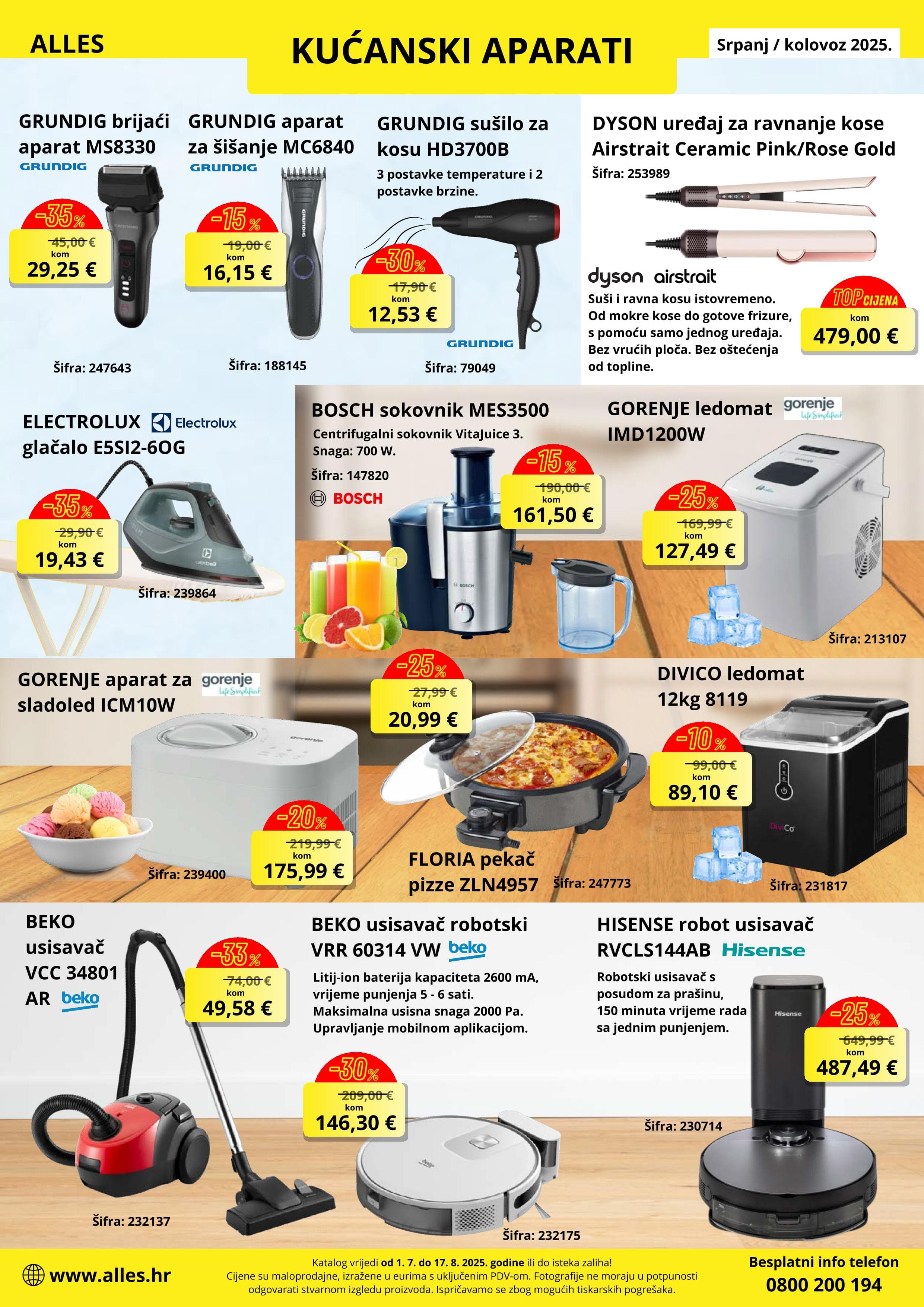 Page from catalog: Srpanj-Kolovoz