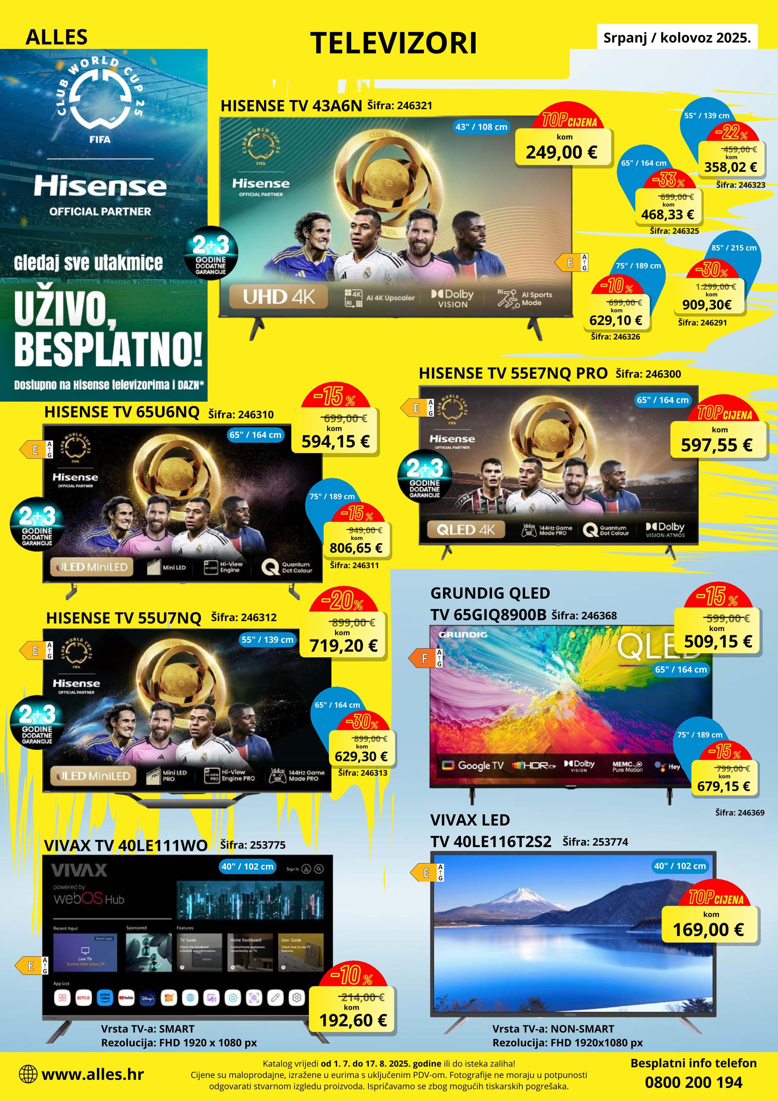 Page from catalog: Srpanj-Kolovoz