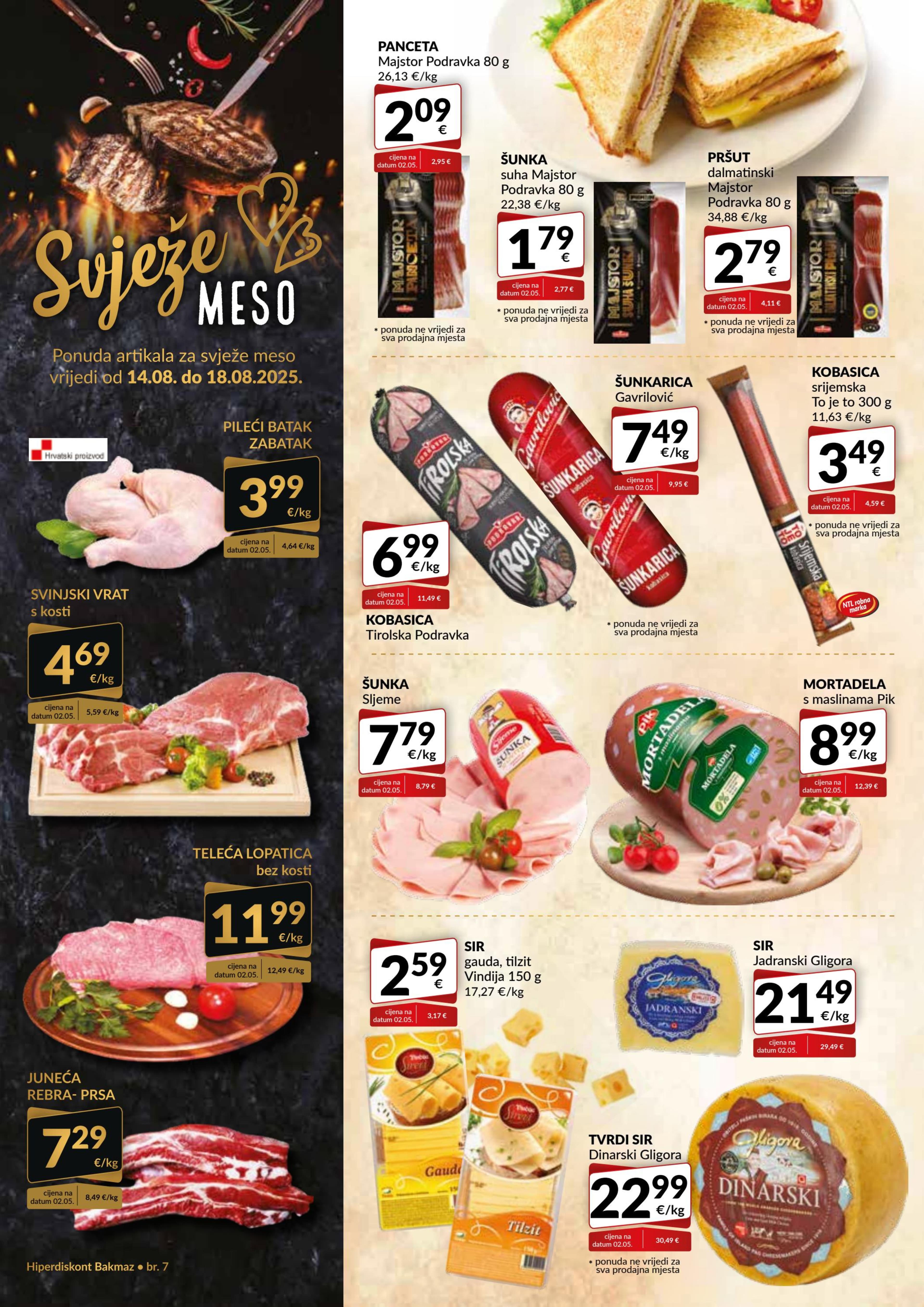 Page from catalog: Akcijska ponuda
