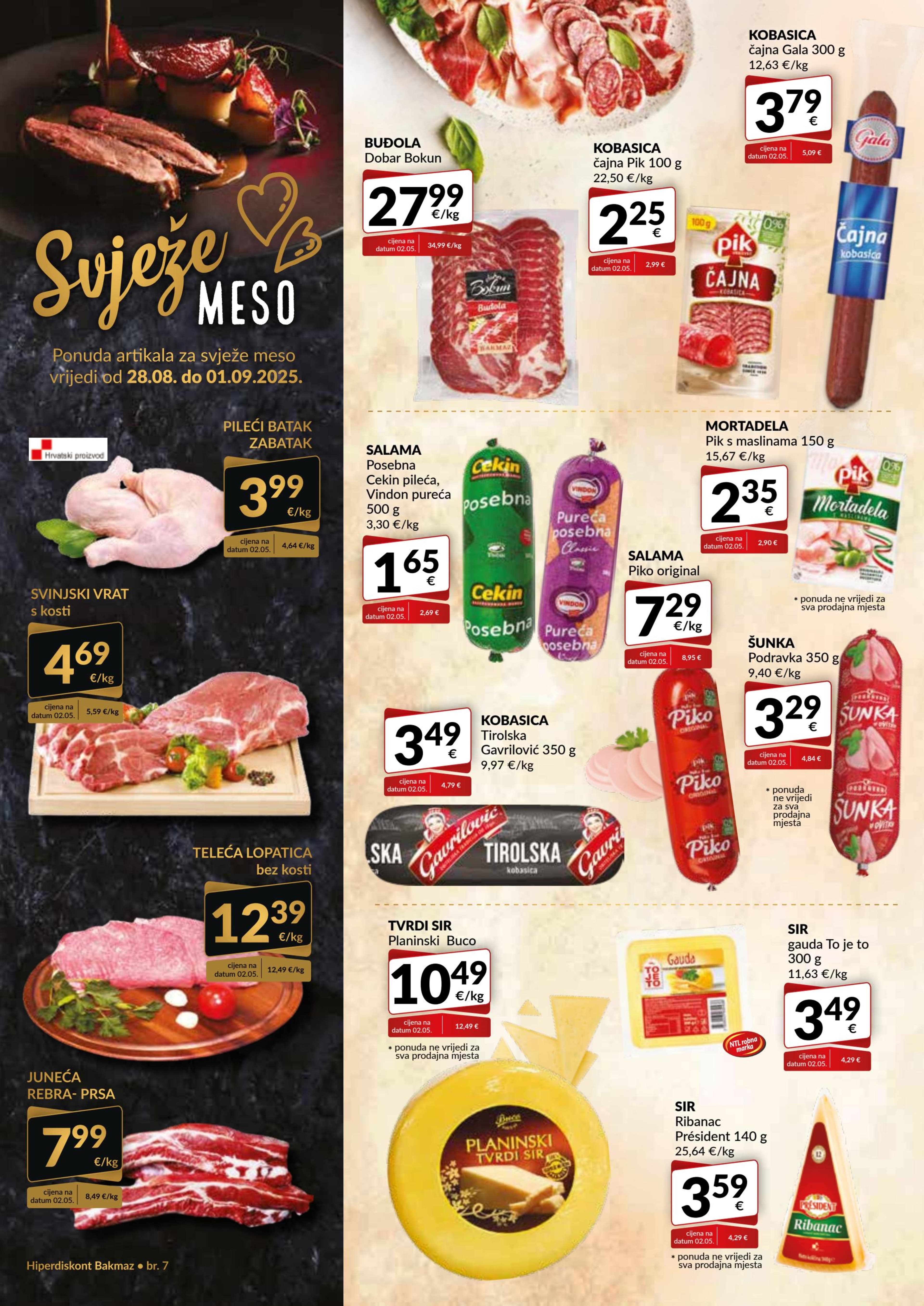 Page from catalog: Akcijska ponuda