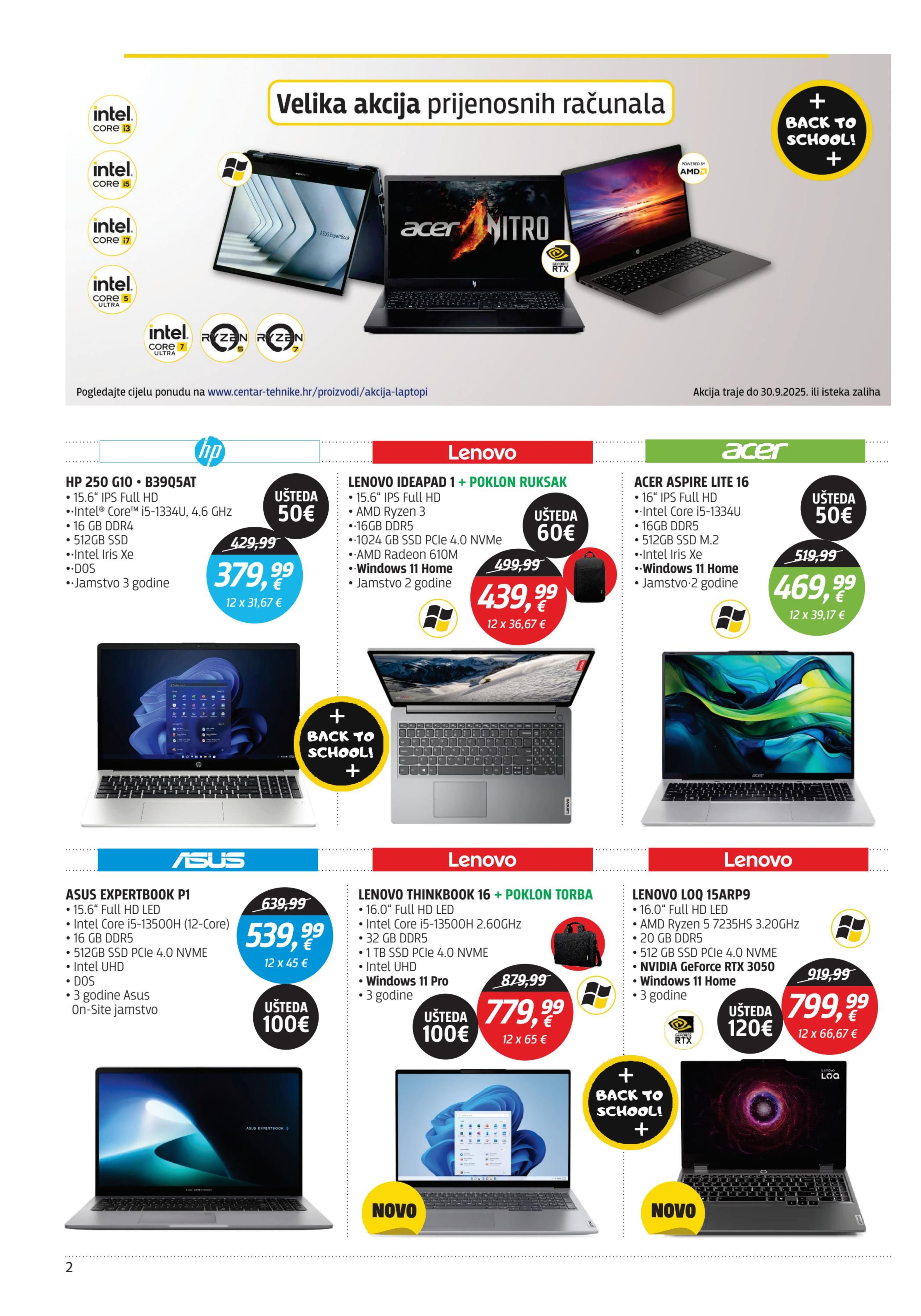 Page from catalog: Akcijska ponuda