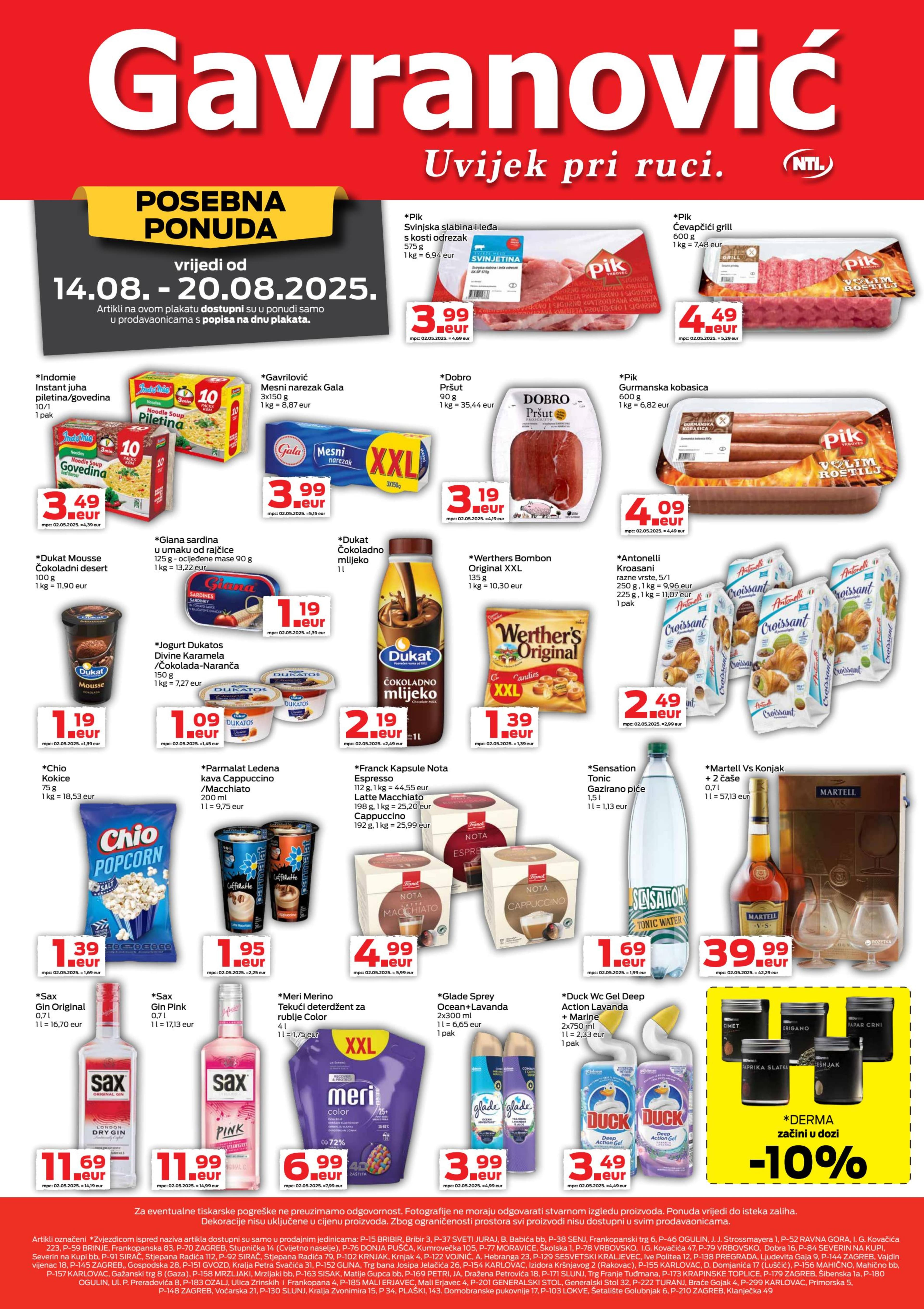 Page from catalog: Akcijska ponuda