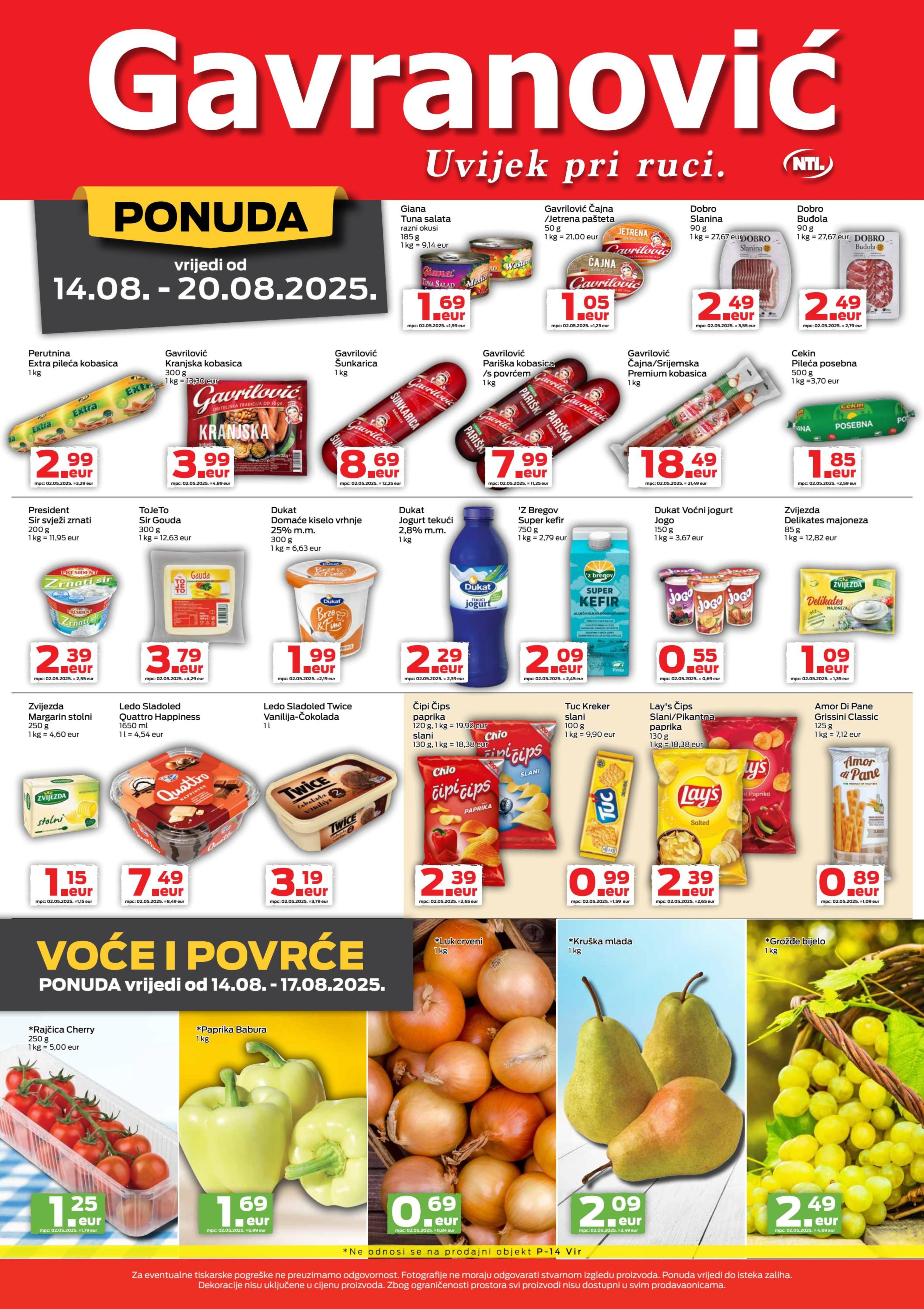 Page from catalog: Akcijska ponuda