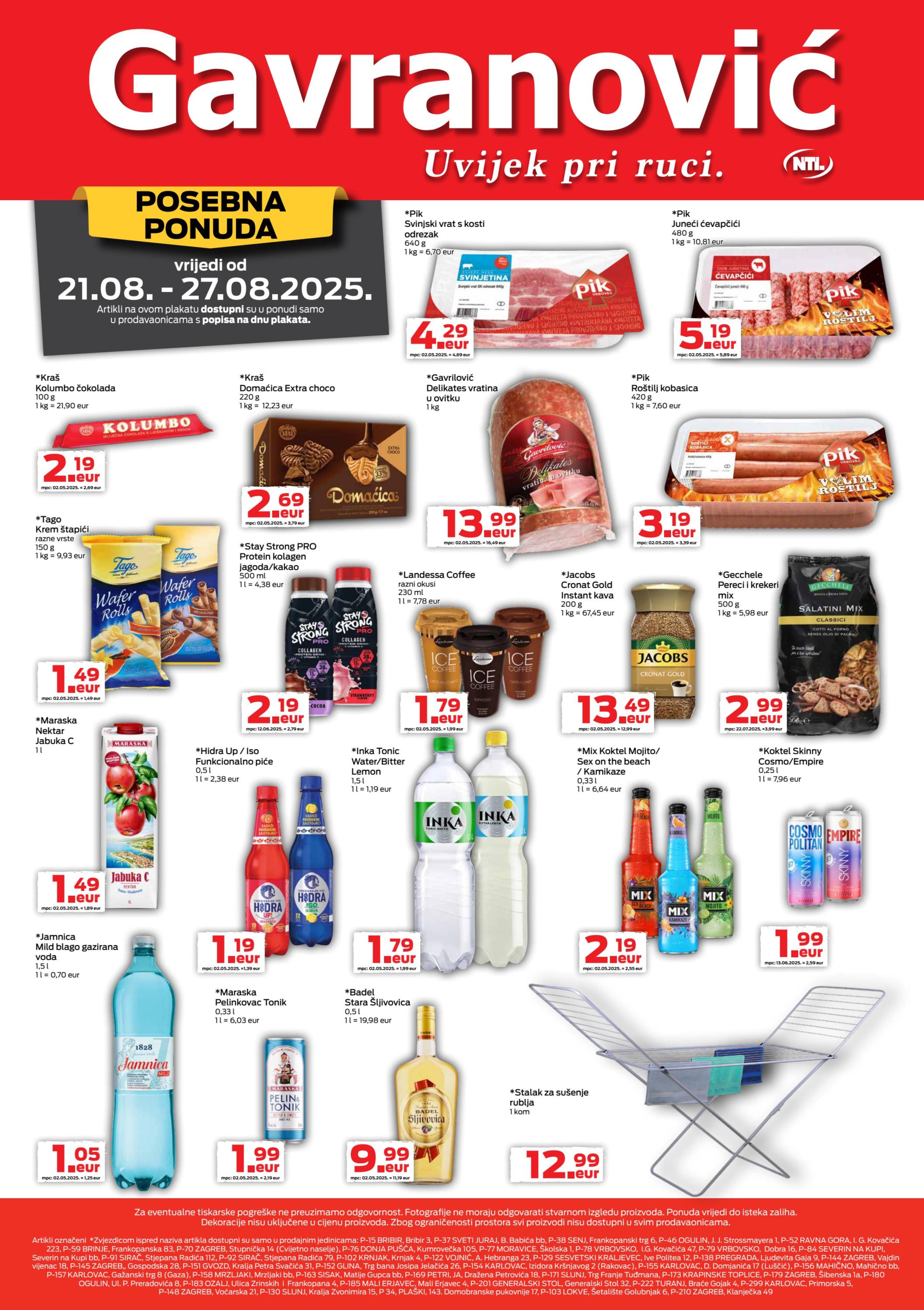 Page from catalog: Akcijska ponuda