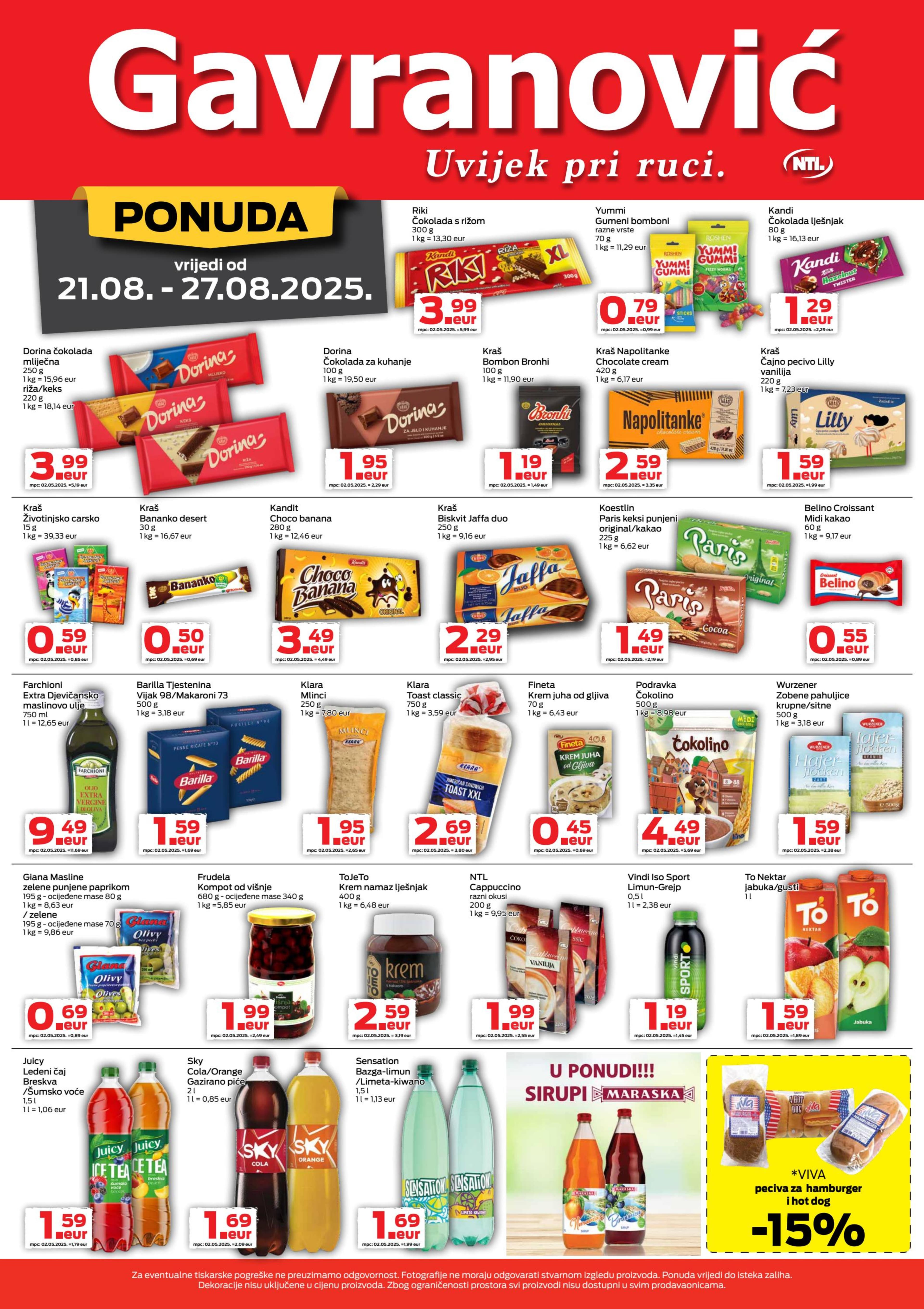 Page from catalog: Akcijska ponuda
