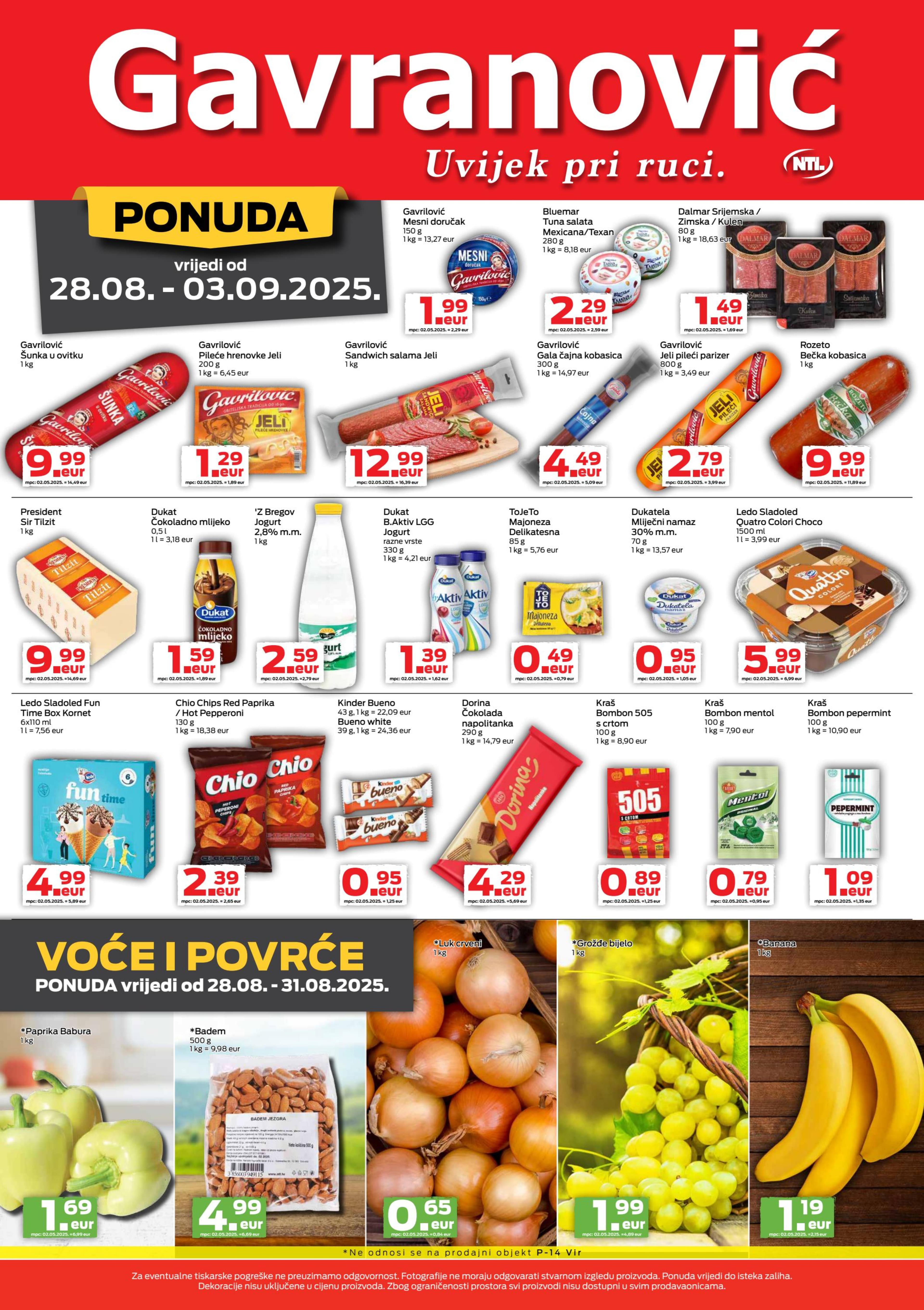 Page from catalog: Akcijska ponuda