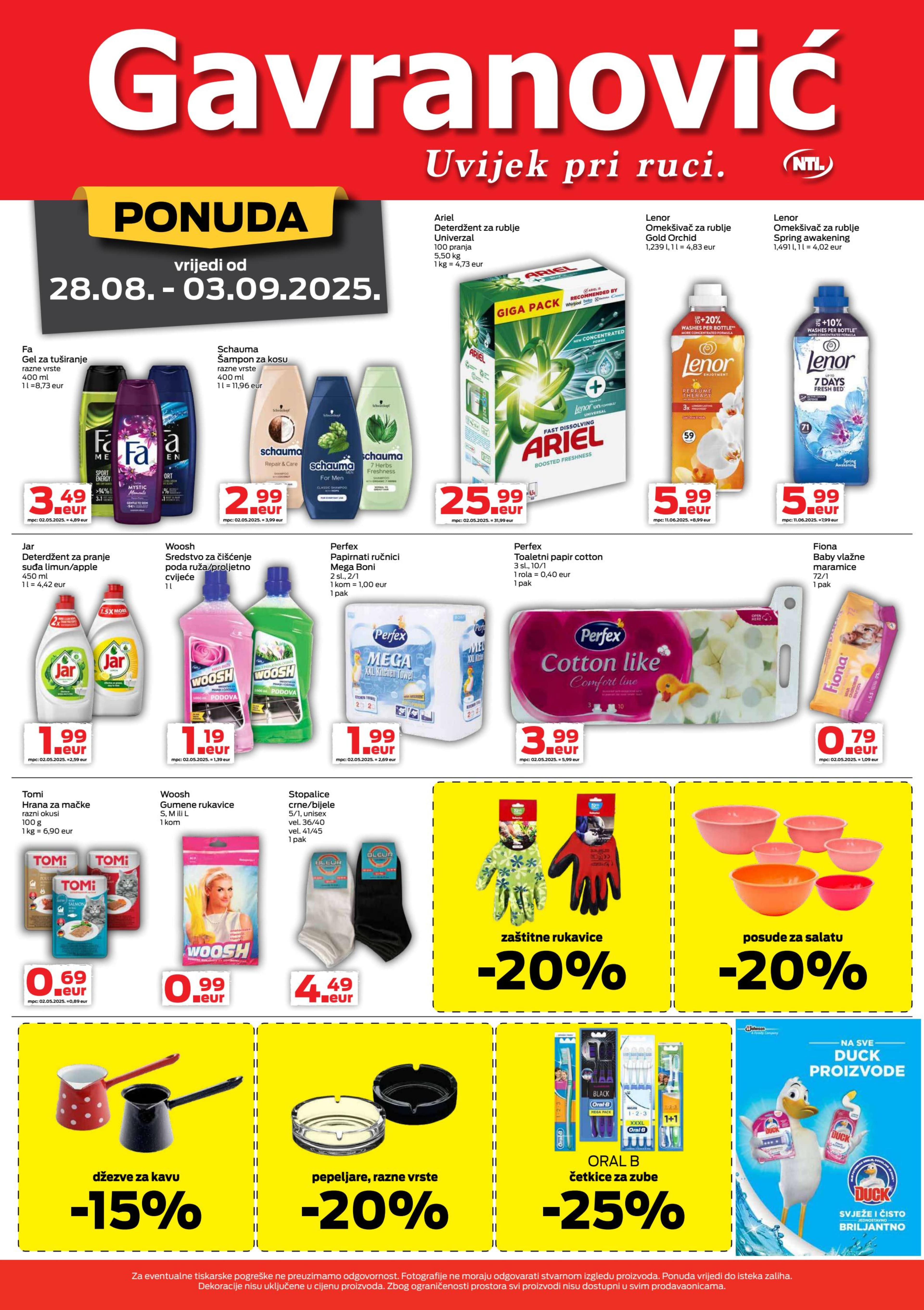 Page from catalog: Akcijska ponuda
