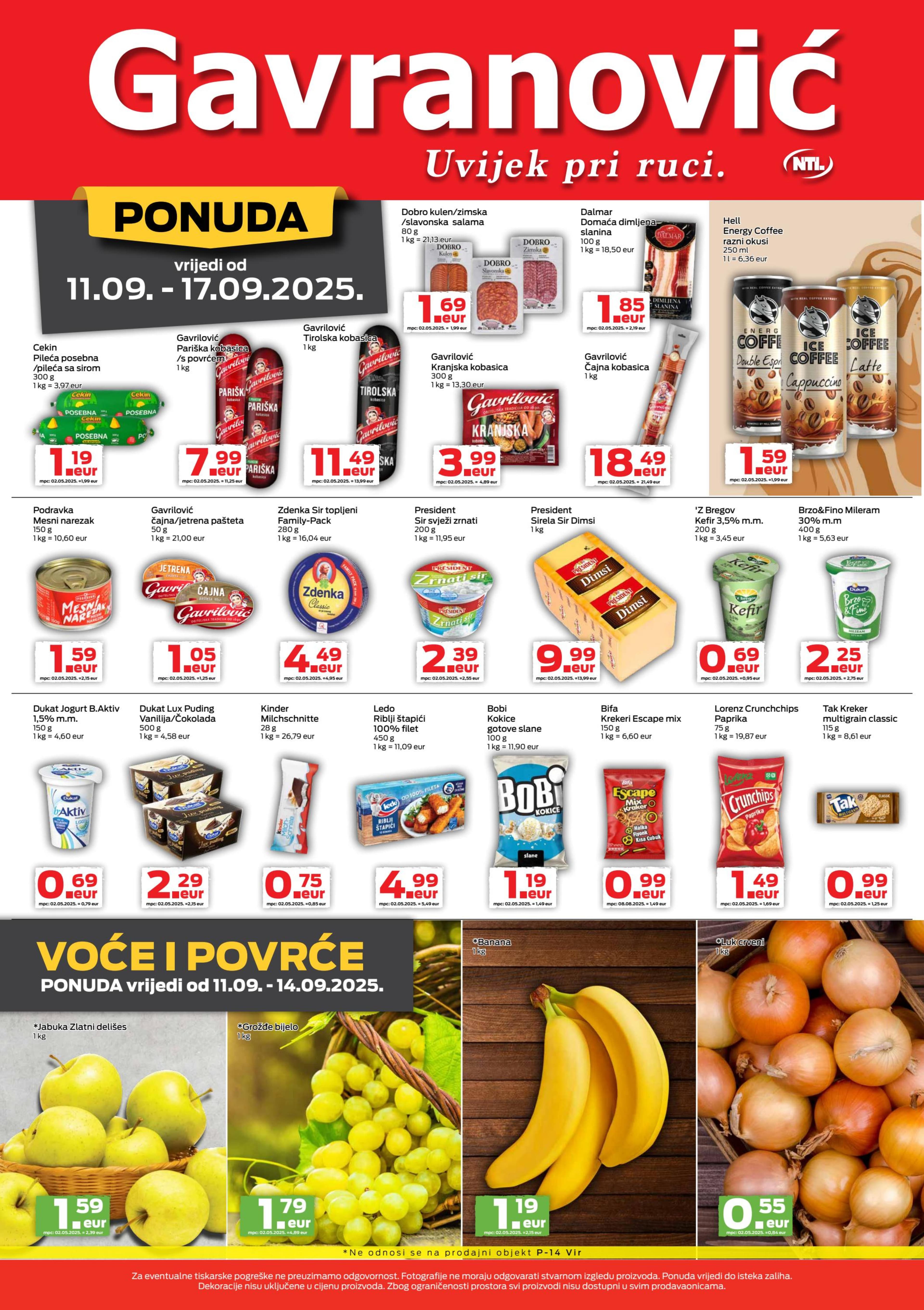 Page from catalog: Akcijska ponuda