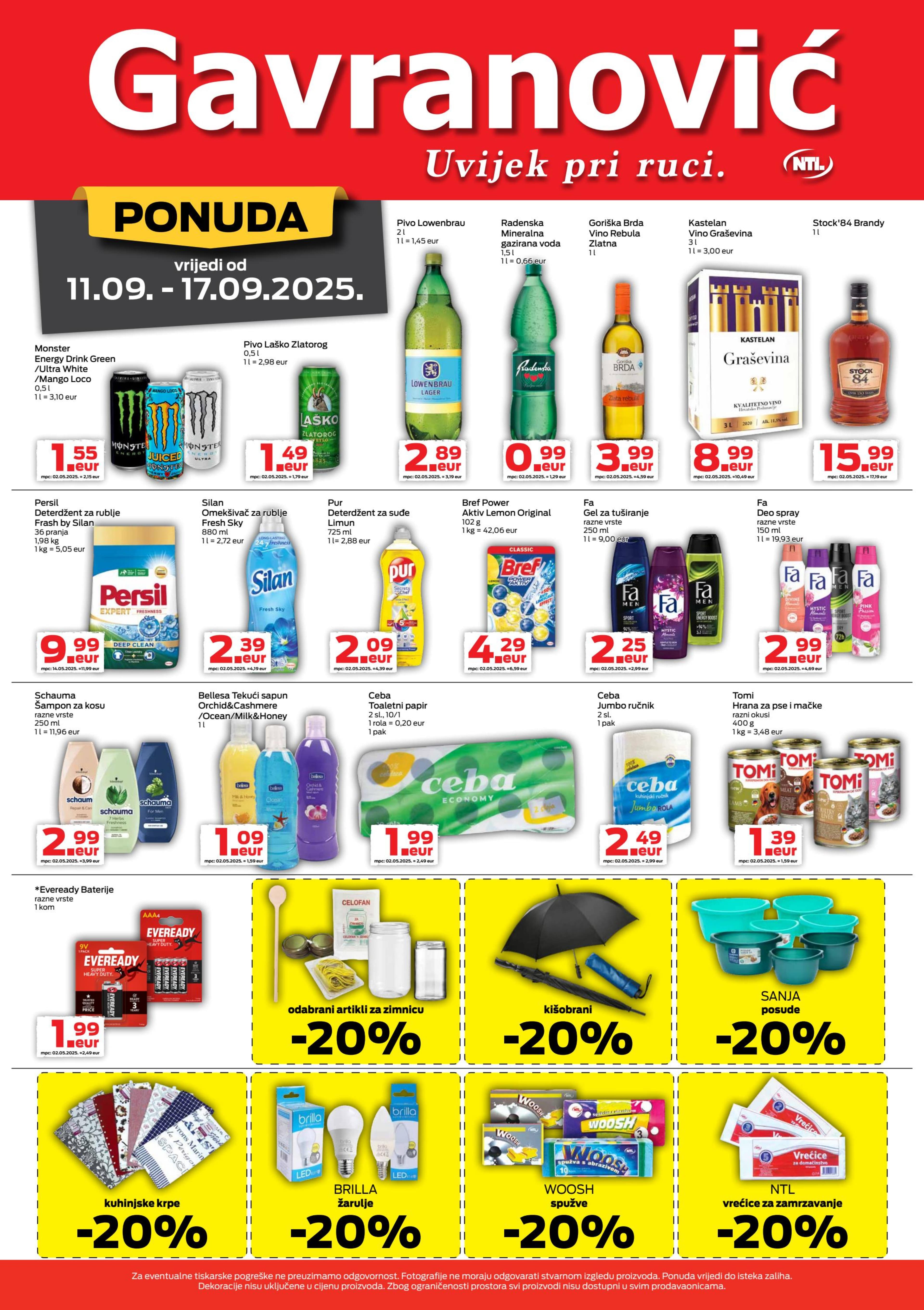 Page from catalog: Akcijska ponuda
