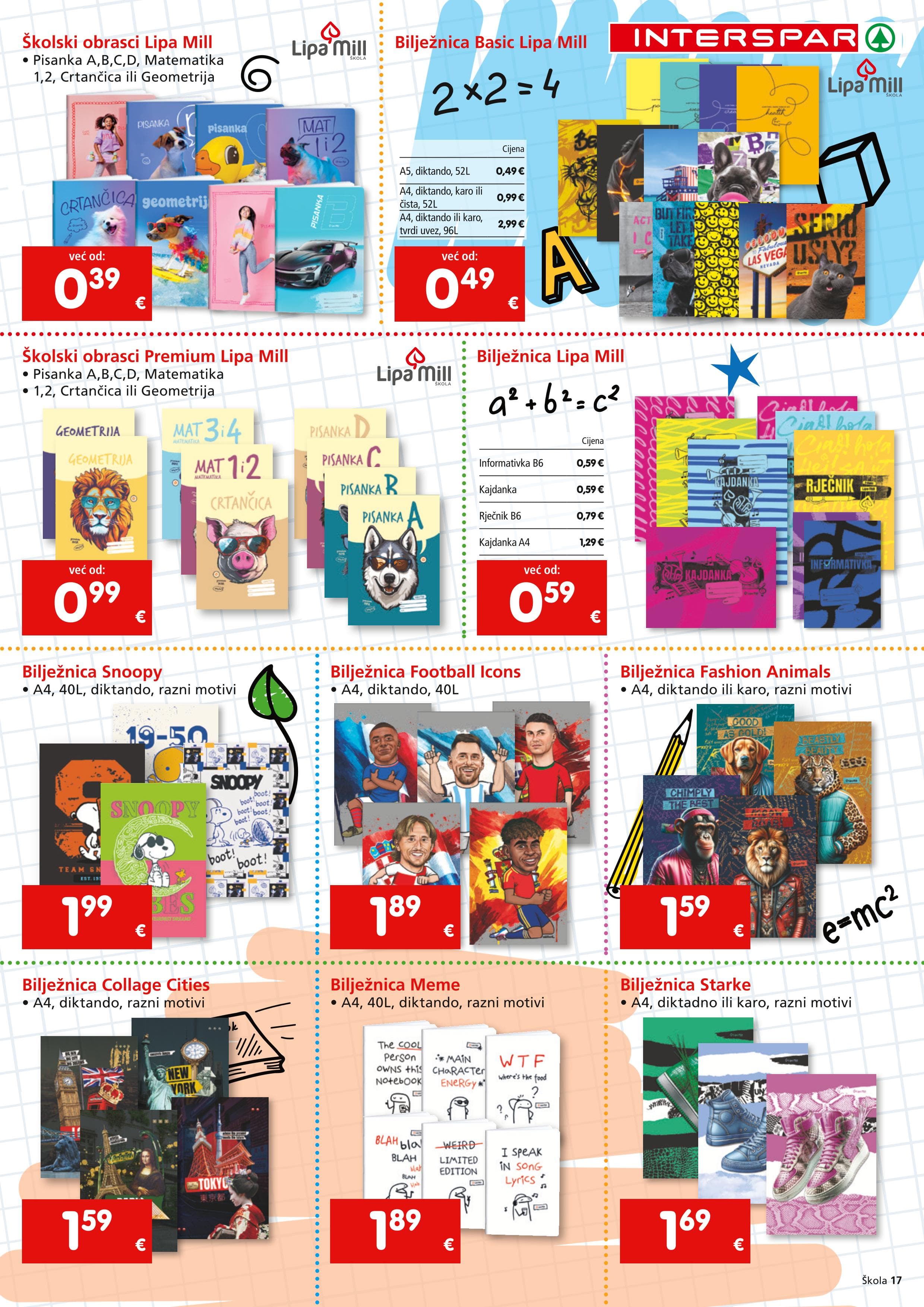 Page from catalog: Škola