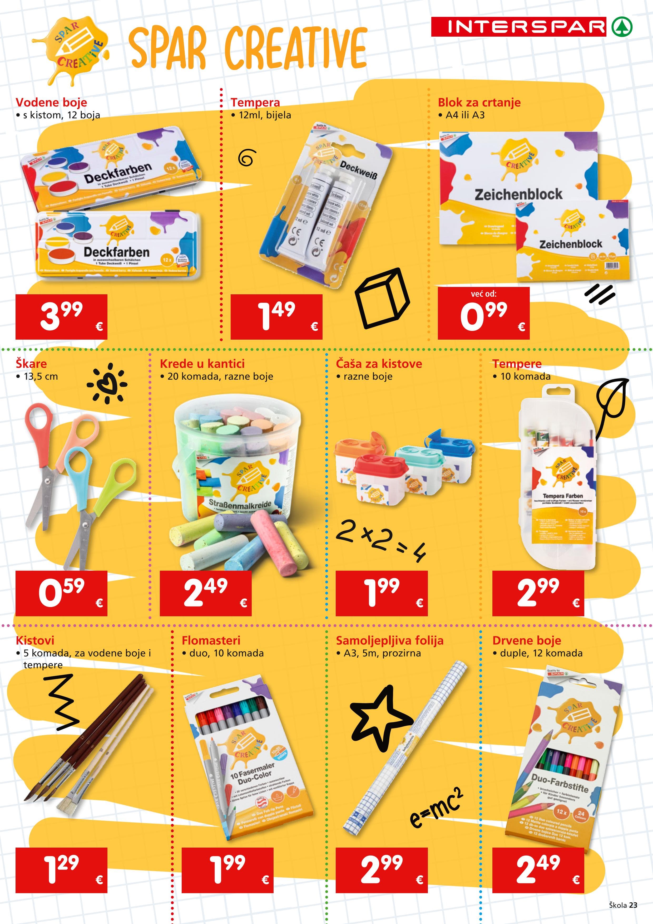 Page from catalog: Škola
