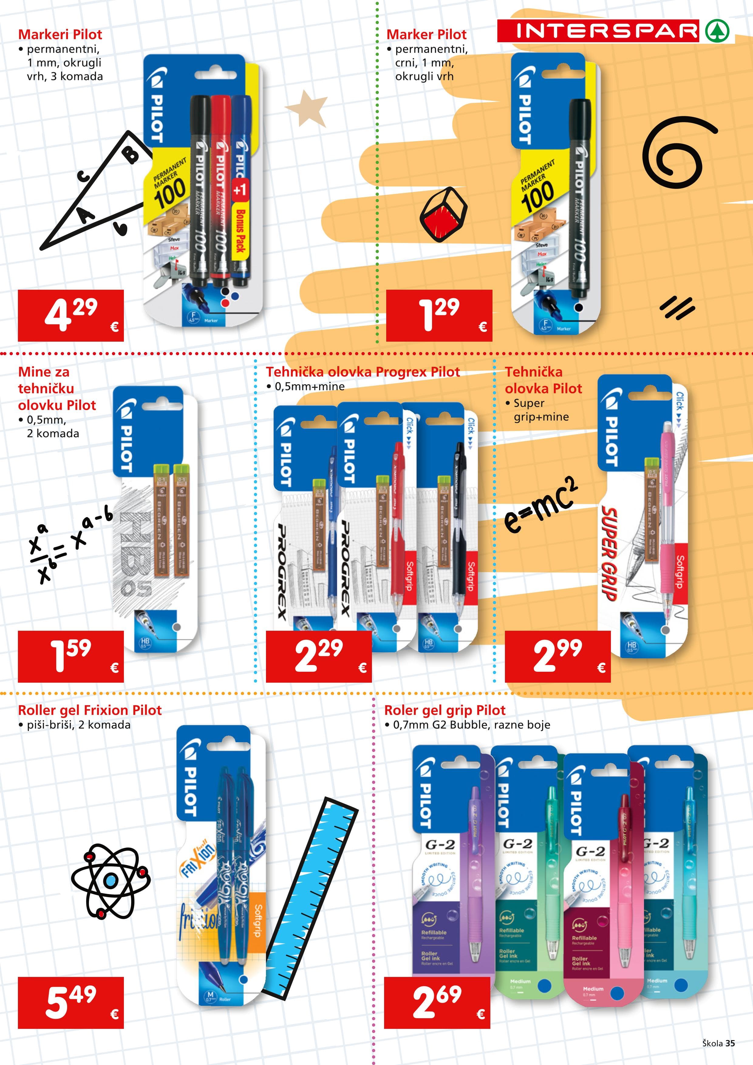 Page from catalog: Škola