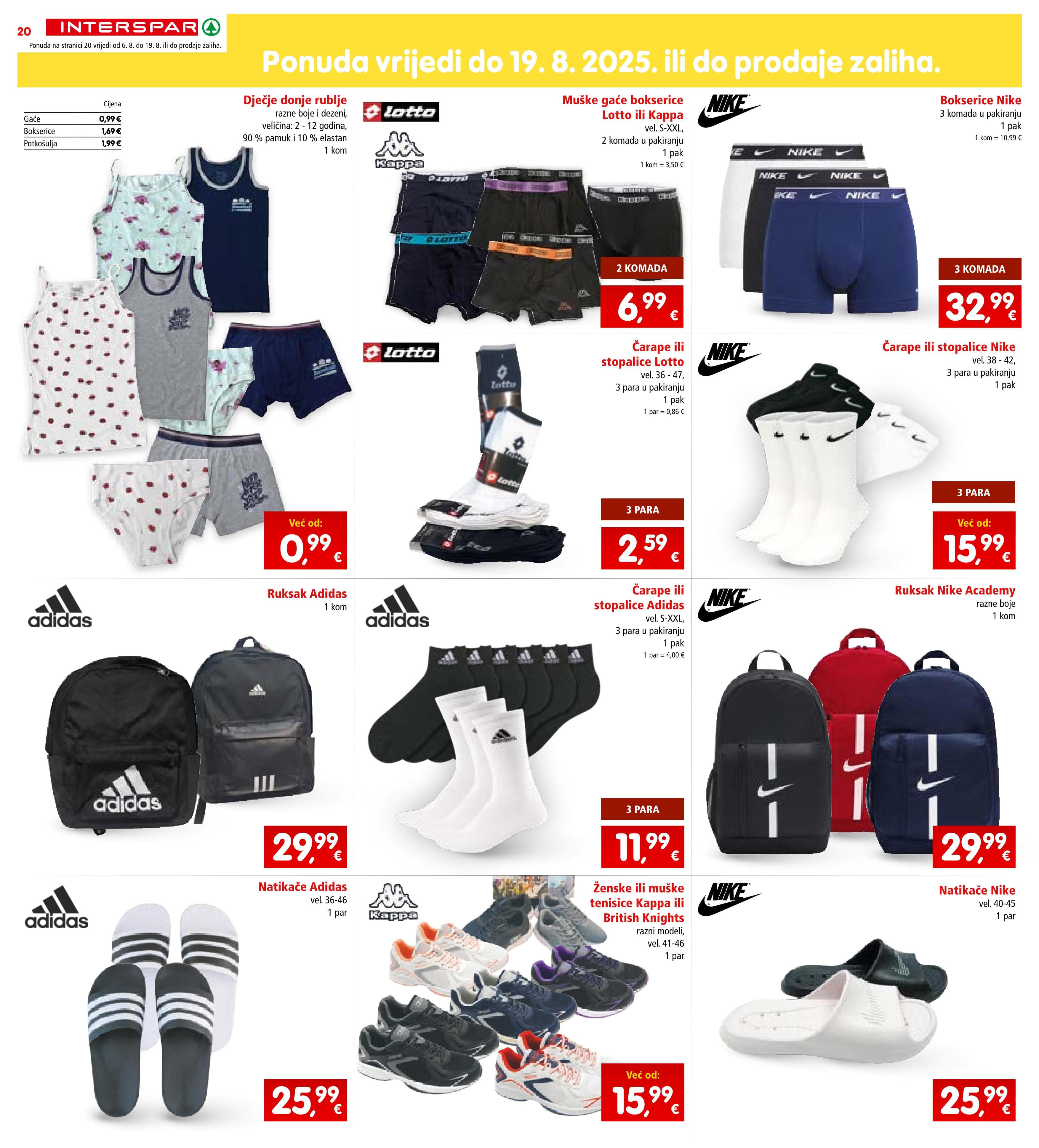 Page from catalog: Akcijska ponuda