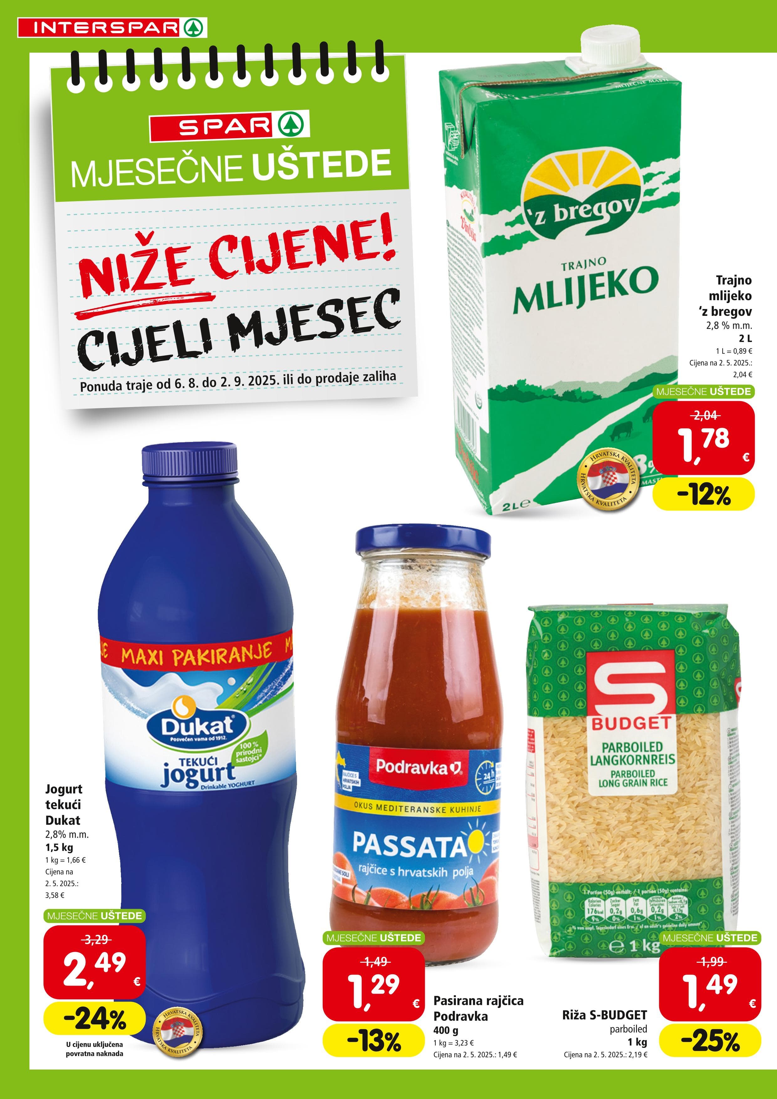 Page from catalog: Mjesečne uštede