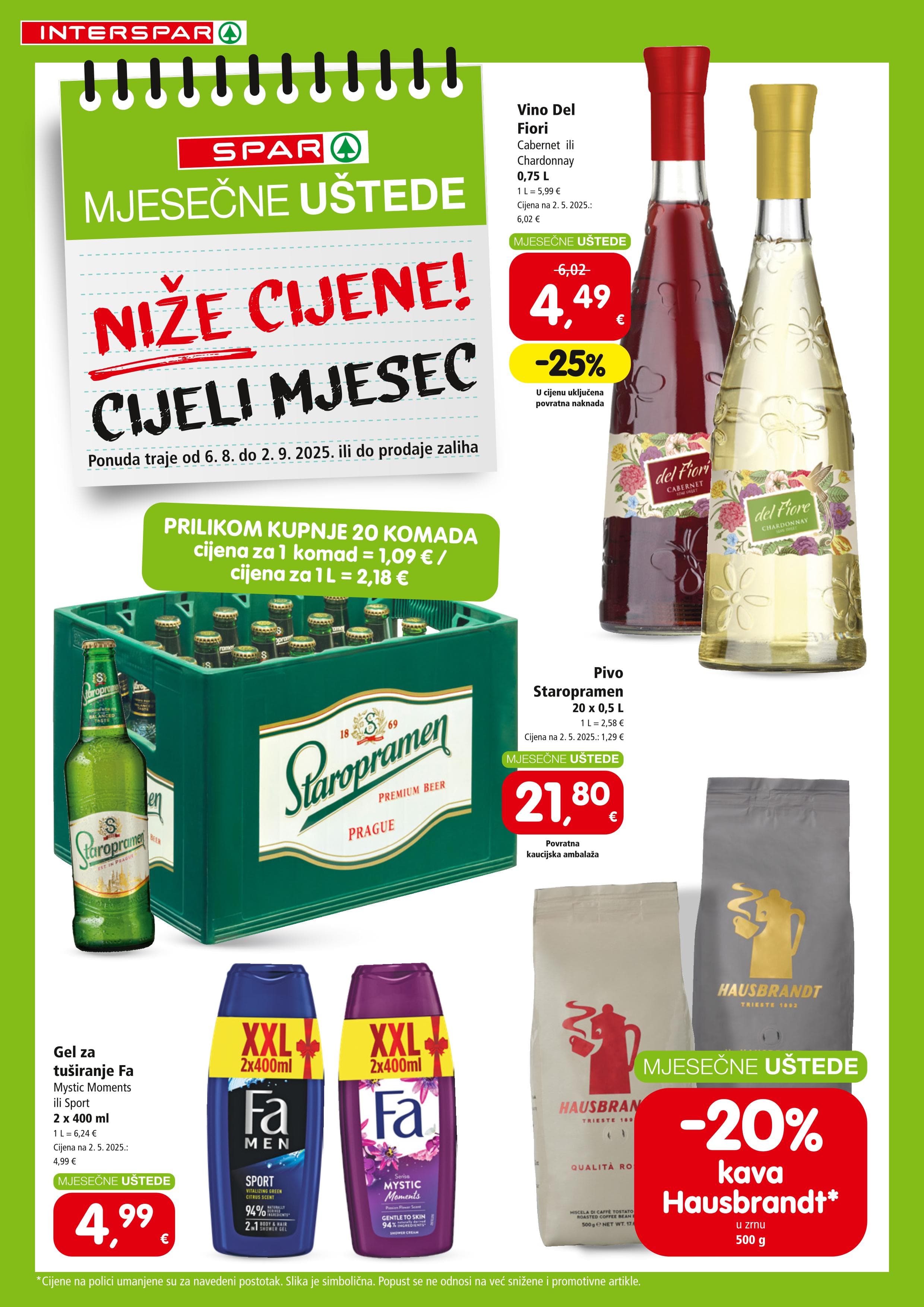 Page from catalog: Mjesečne uštede