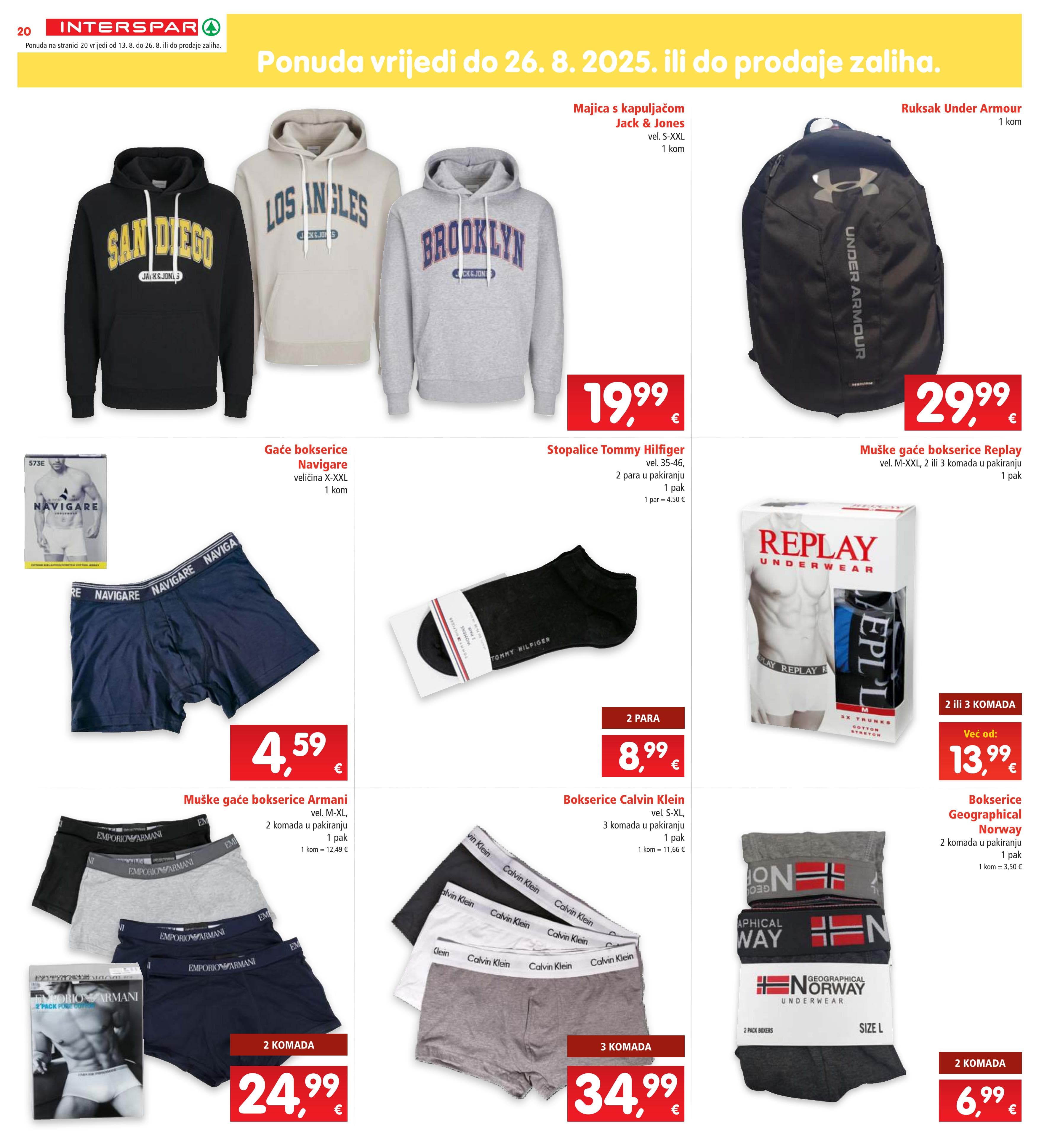 Page from catalog: Akcijska ponuda