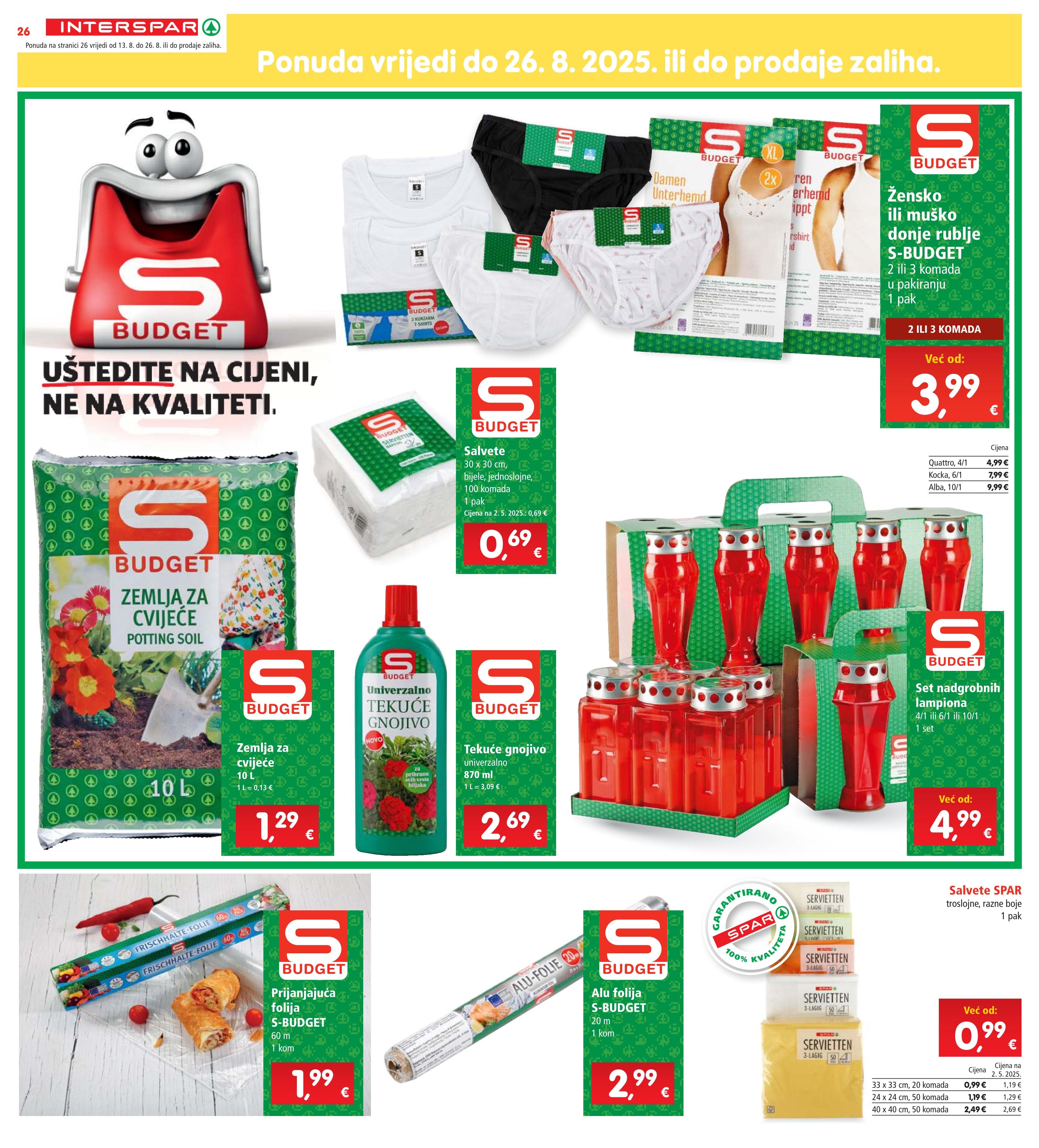Page from catalog: Akcijska ponuda