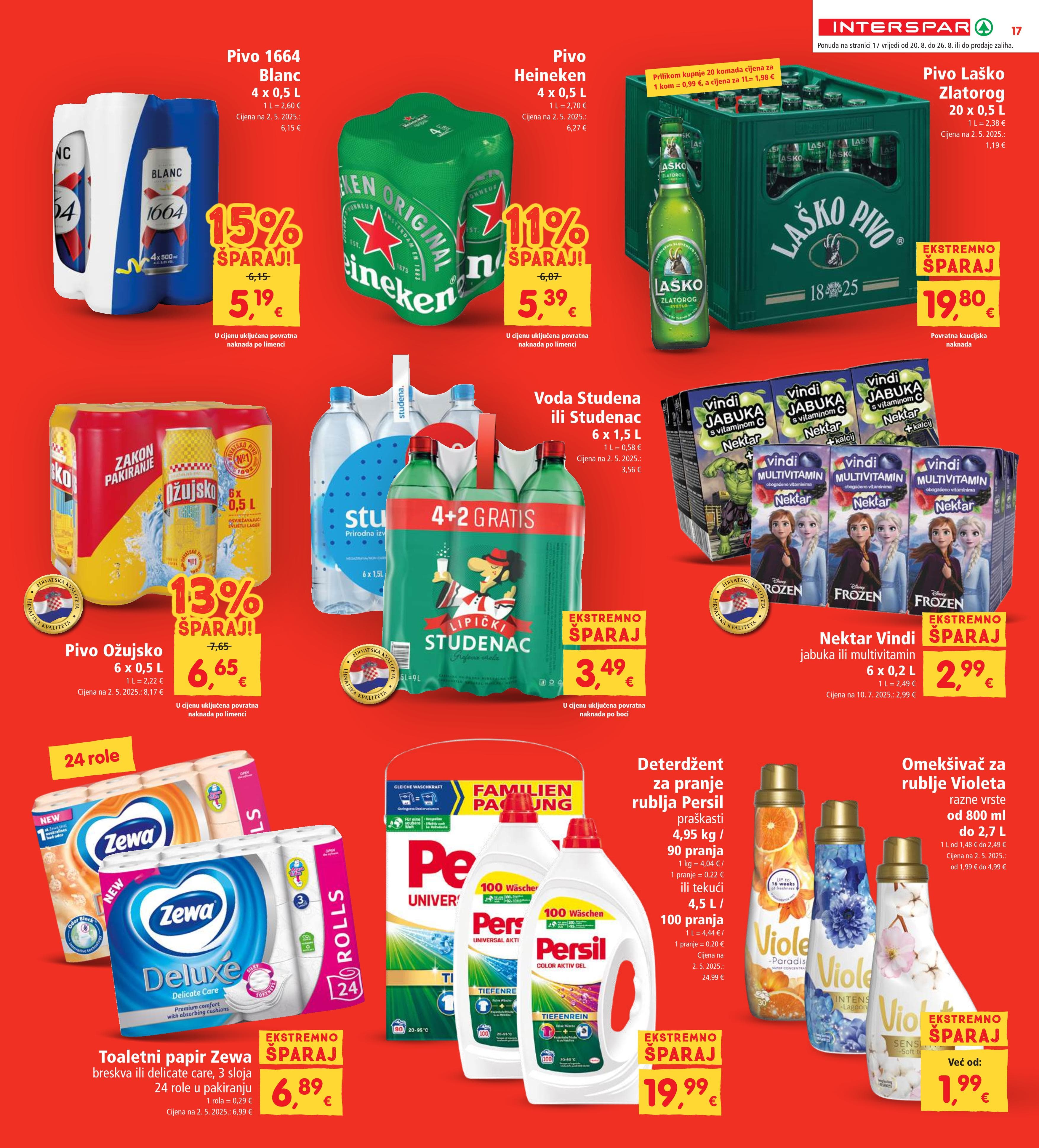 Page from catalog: Akcijska ponuda
