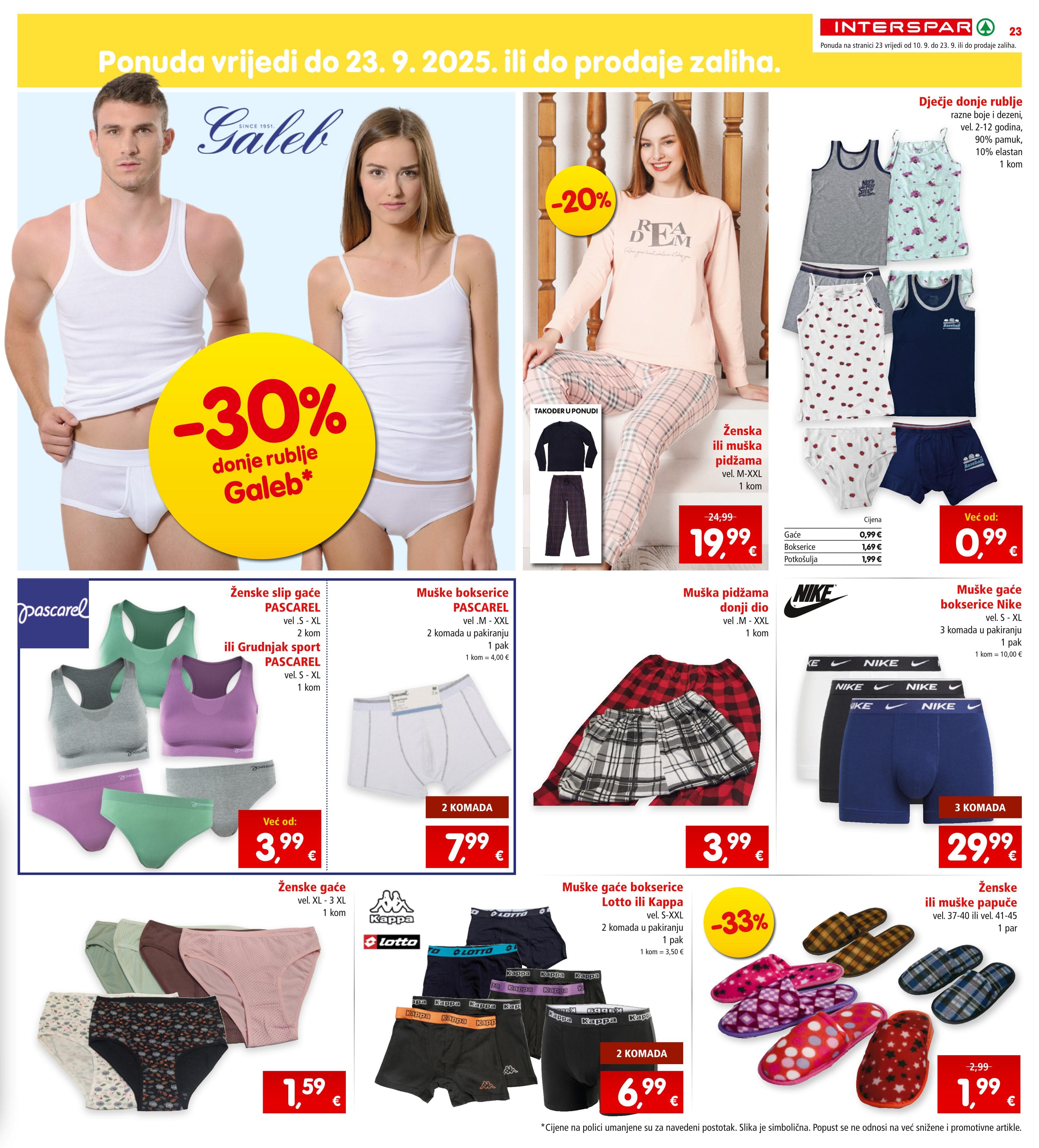Page from catalog: Akcijska ponuda