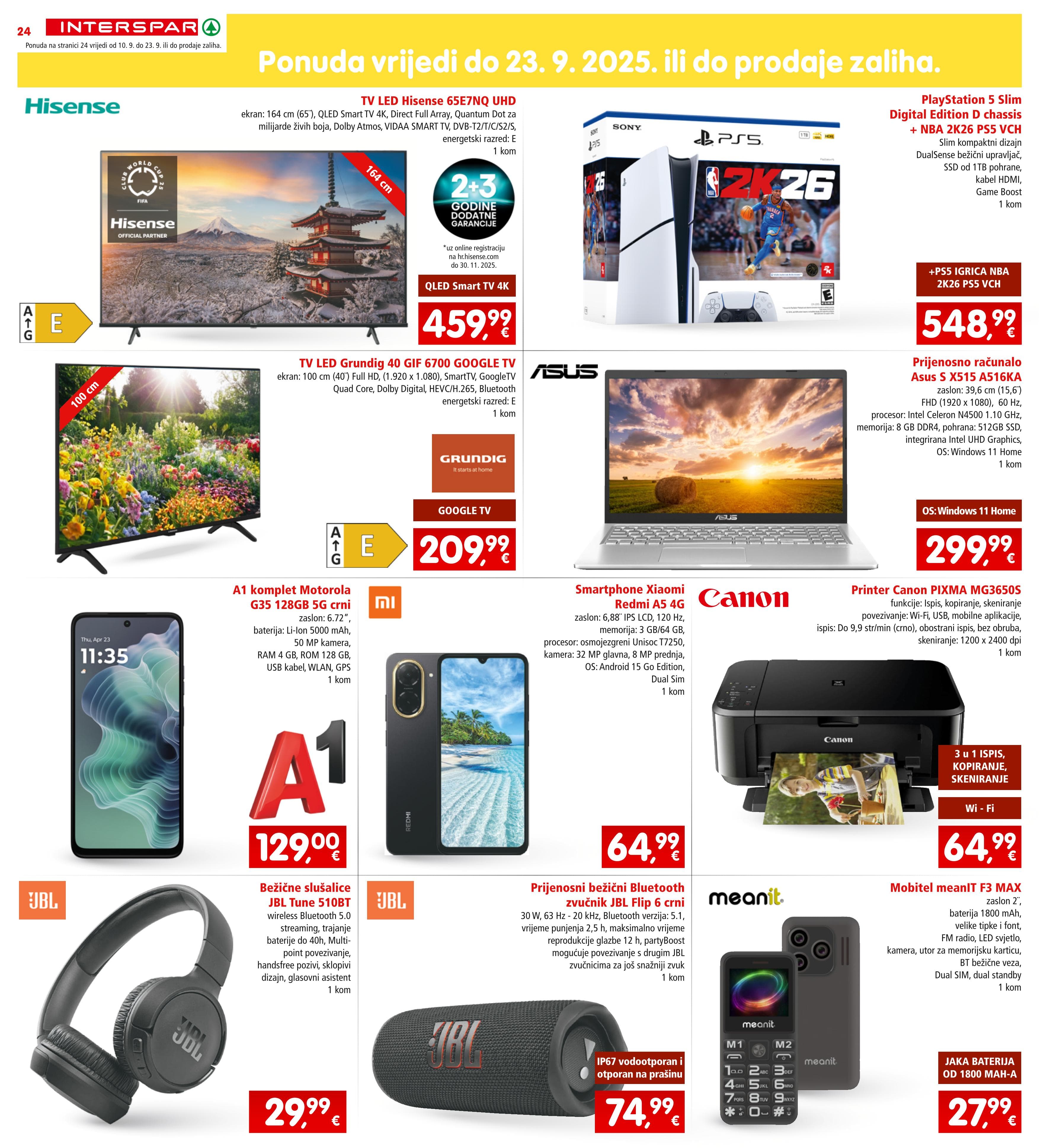 Page from catalog: Akcijska ponuda