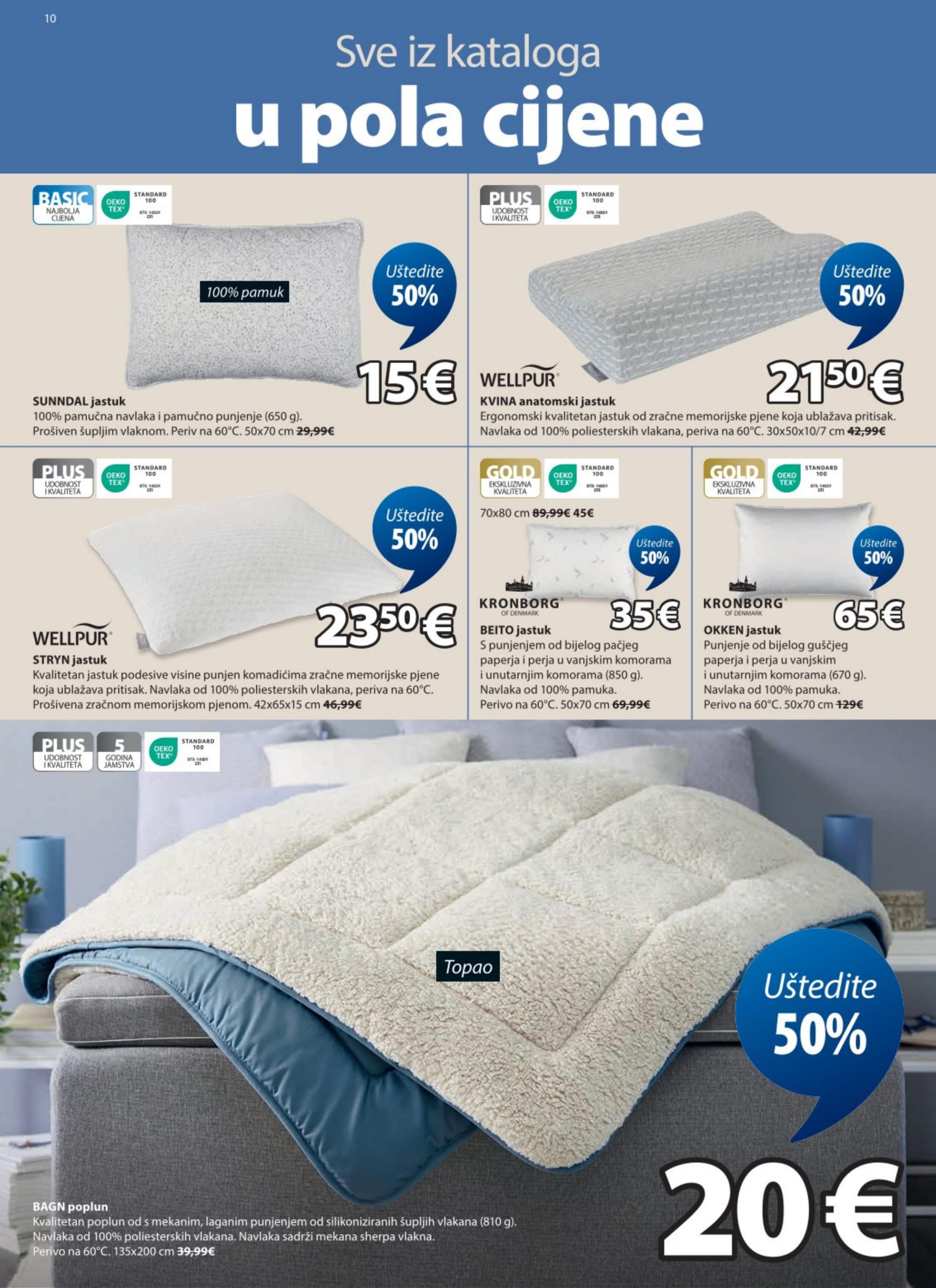 Page from catalog: Sve u pola cijene