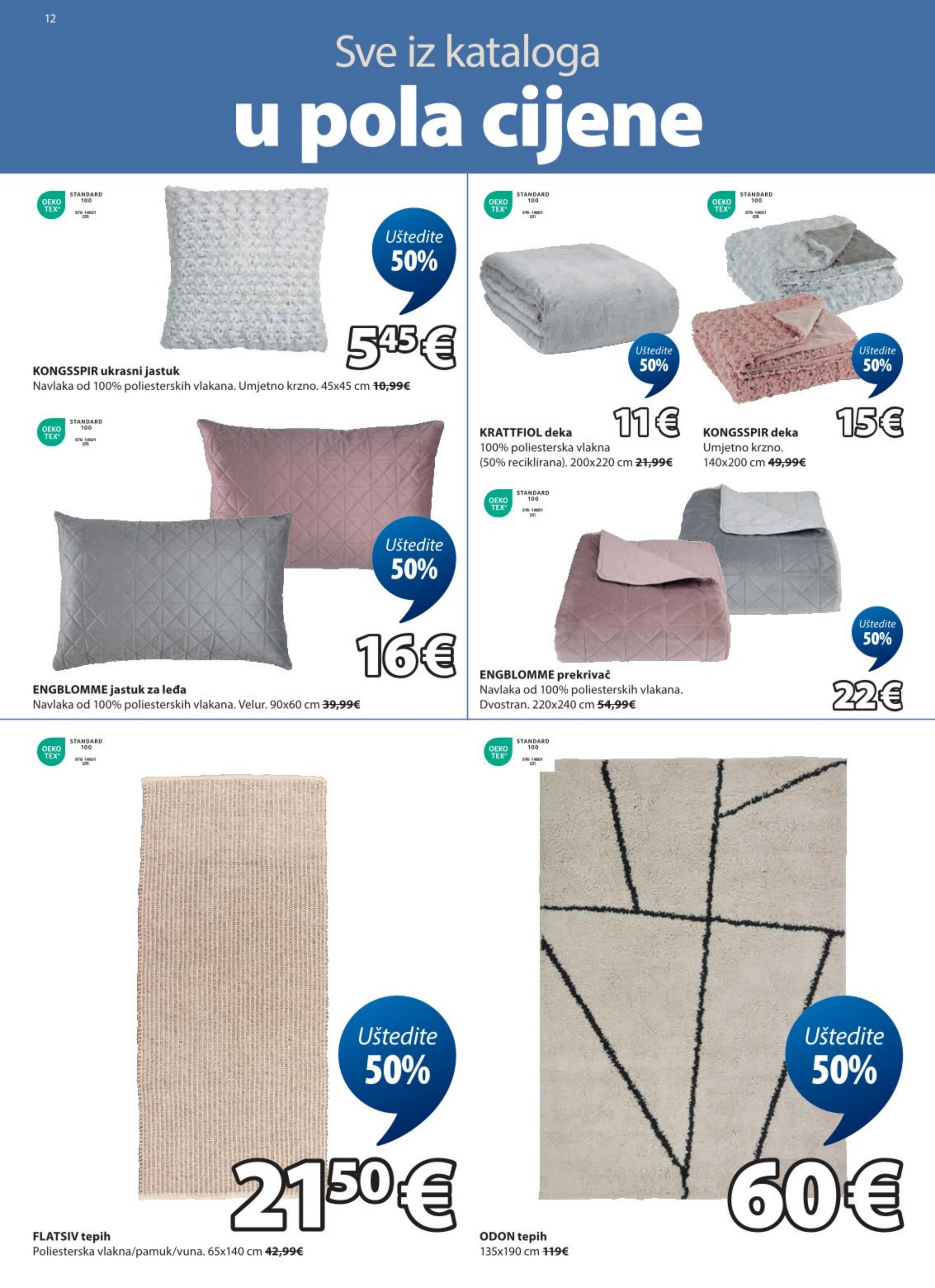 Page from catalog: Sve u pola cijene