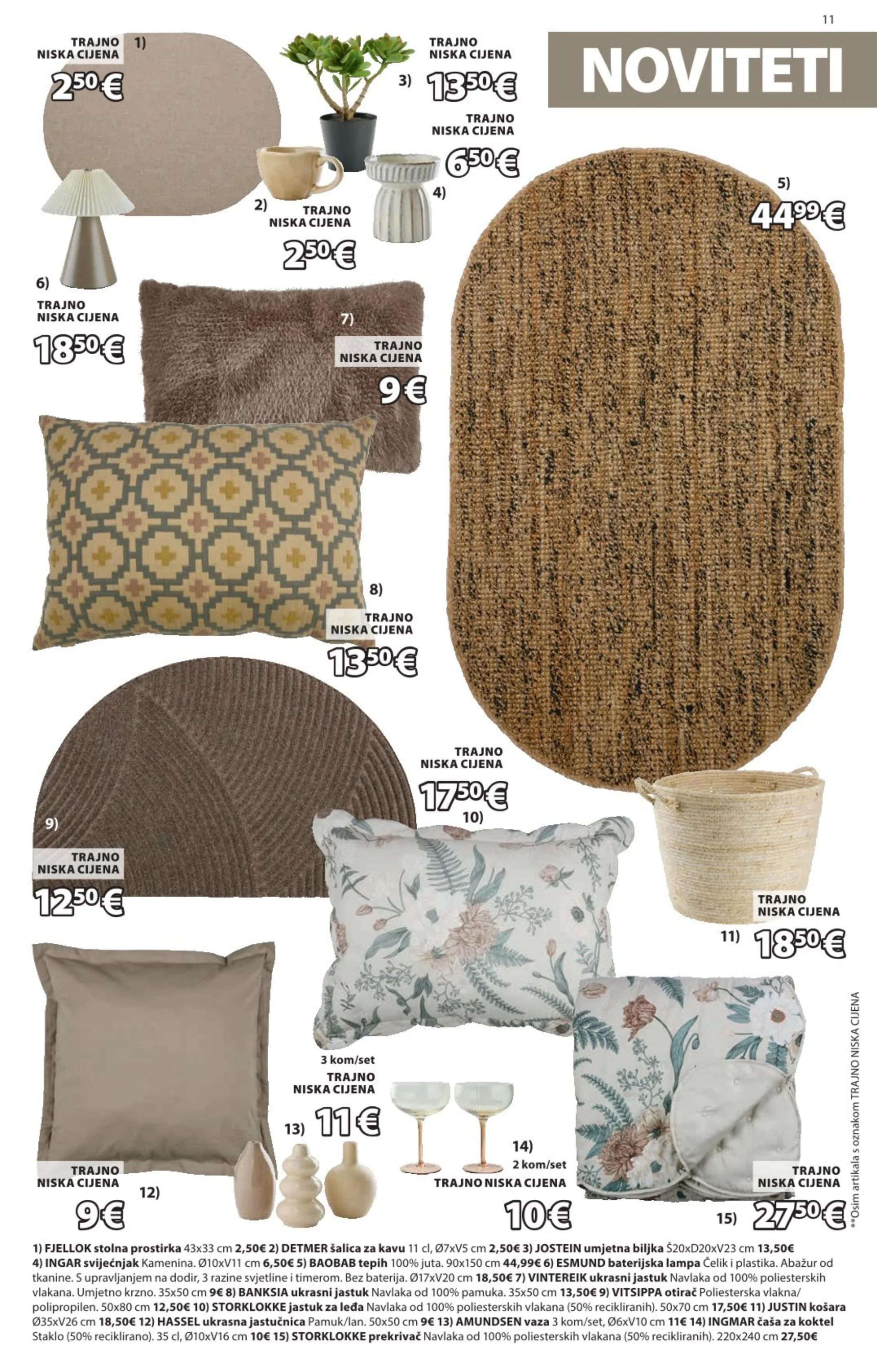 Page from catalog: Akcijska ponuda
