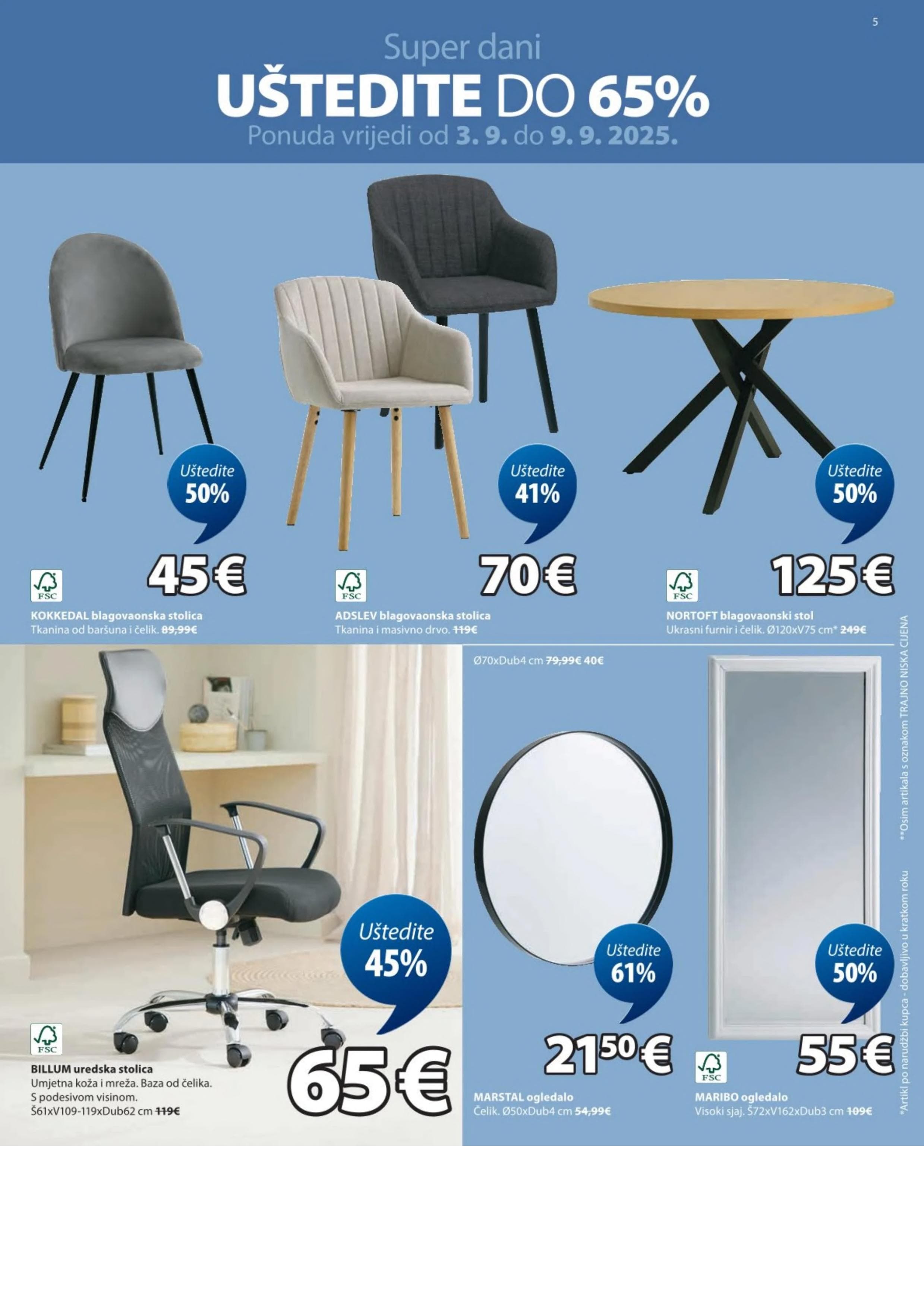 Page from catalog: Akcijska ponuda