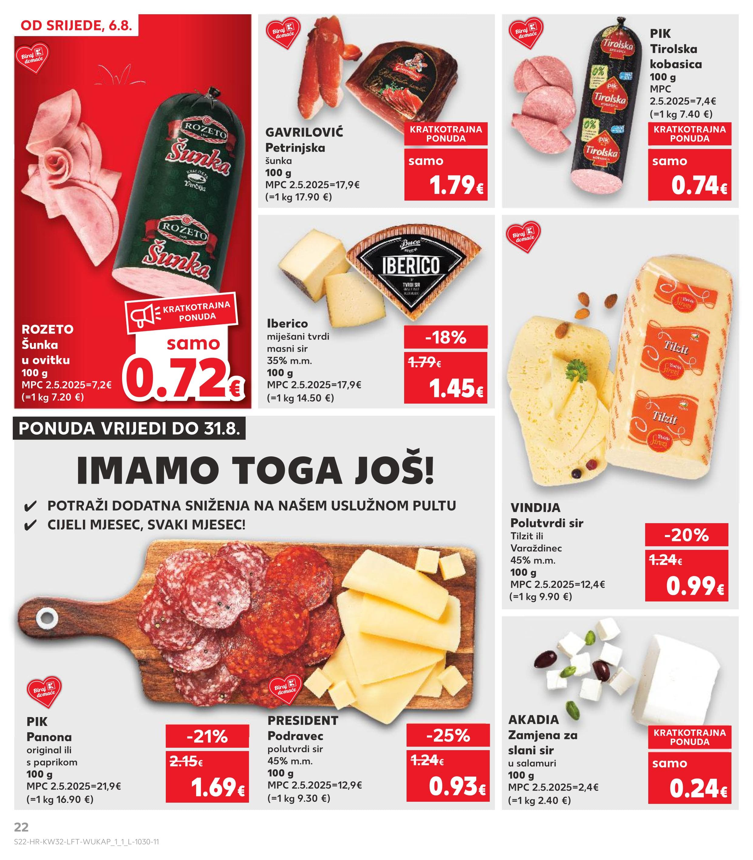 Page from catalog: Akcijska ponuda