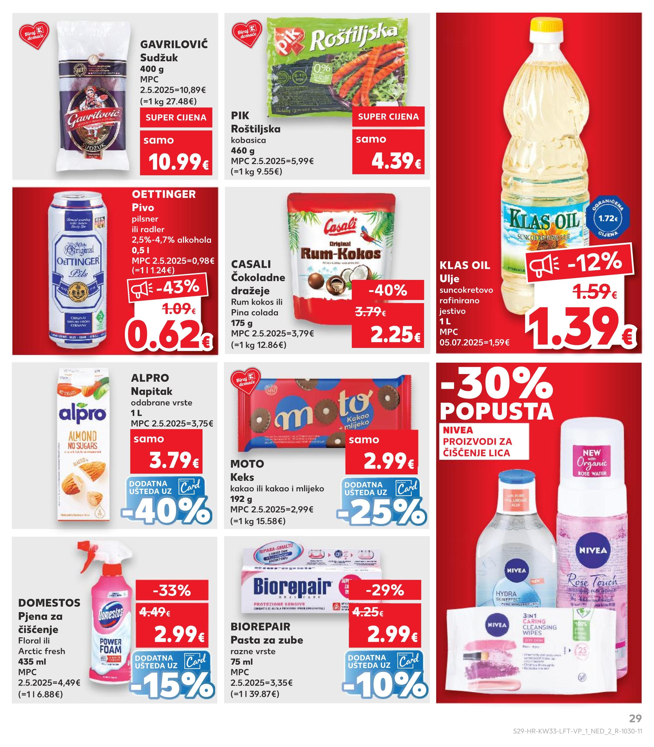 Page from catalog: Akcijska ponuda