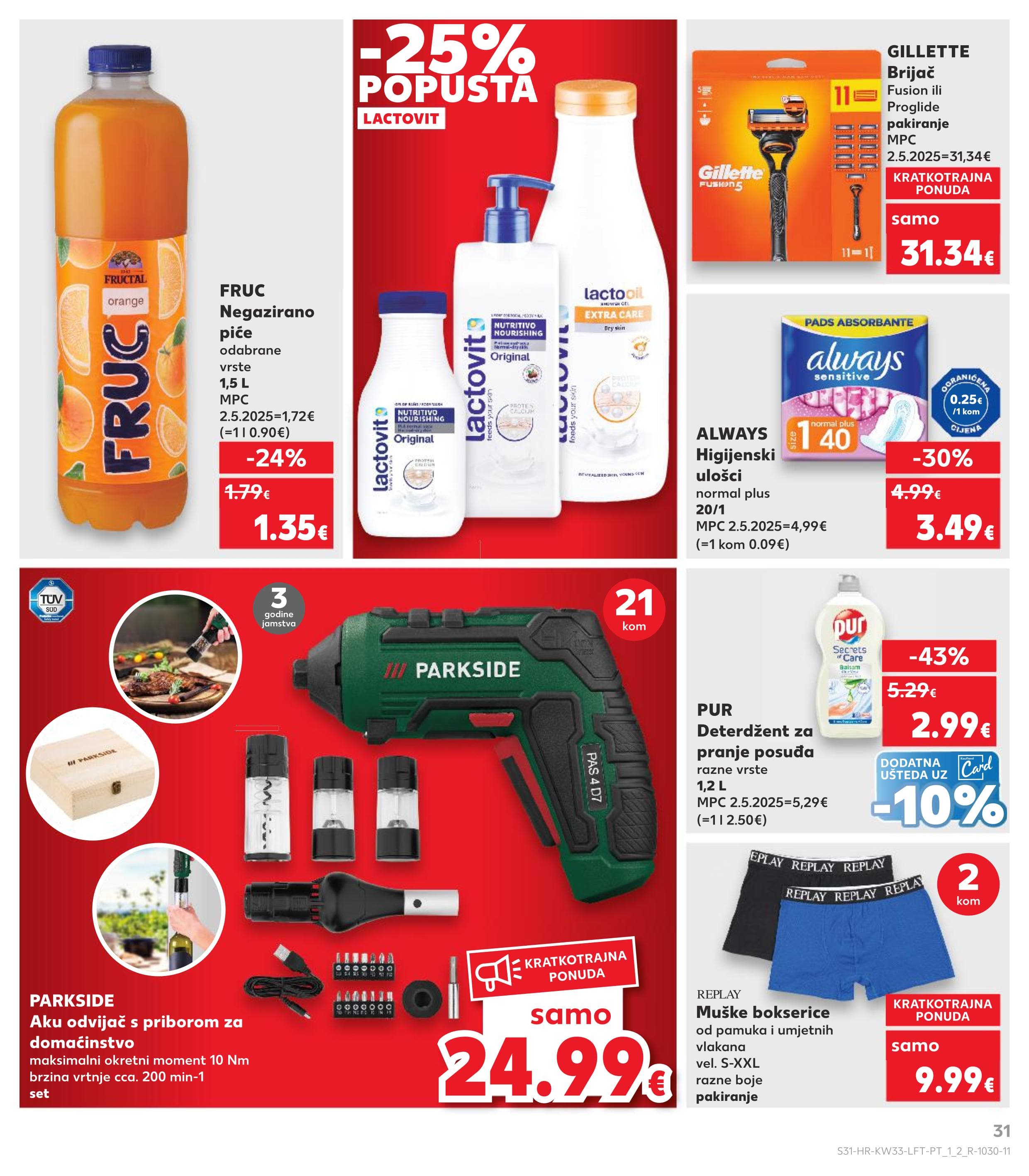 Page from catalog: Akcijska ponuda