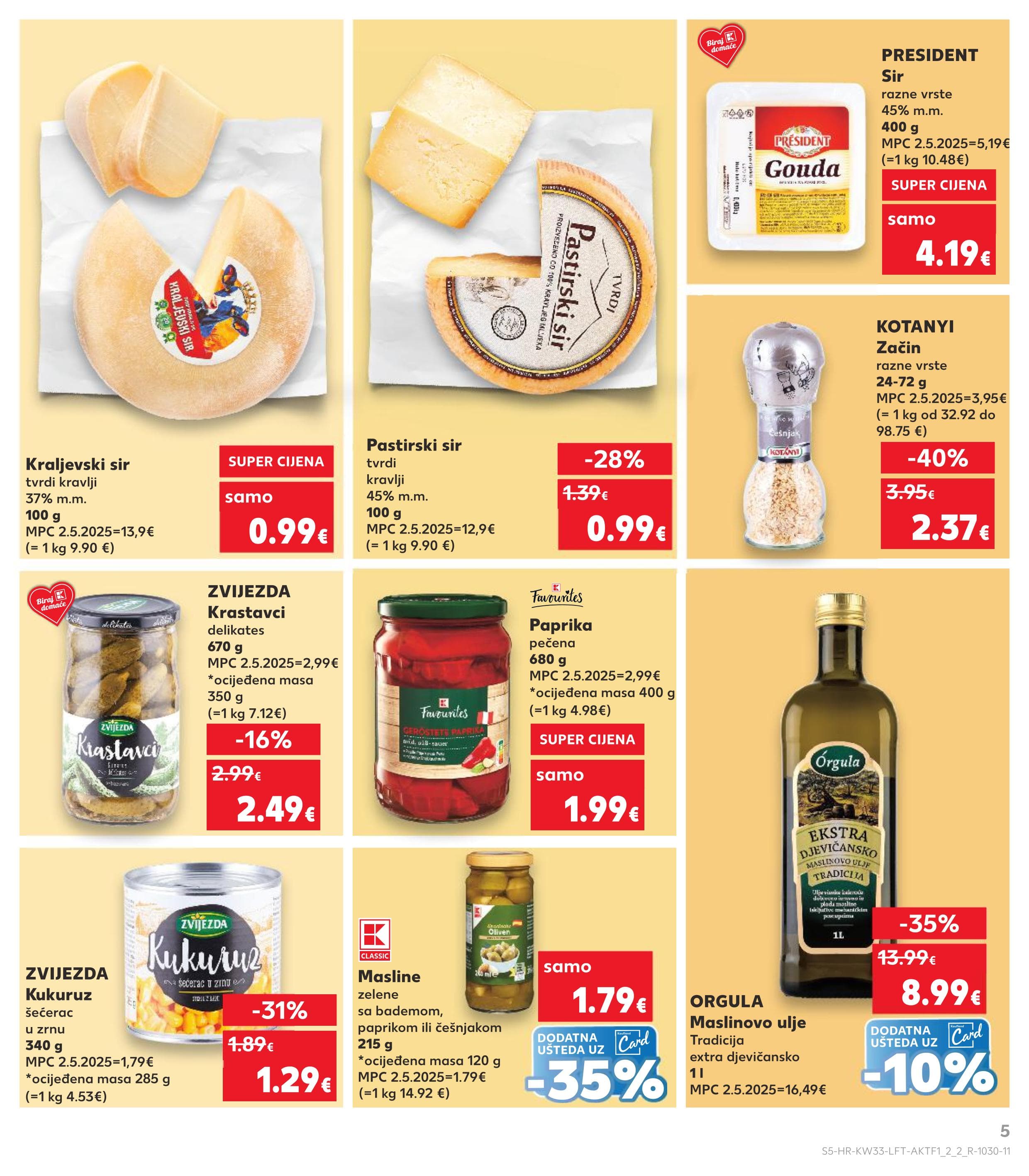 Page from catalog: Akcijska ponuda