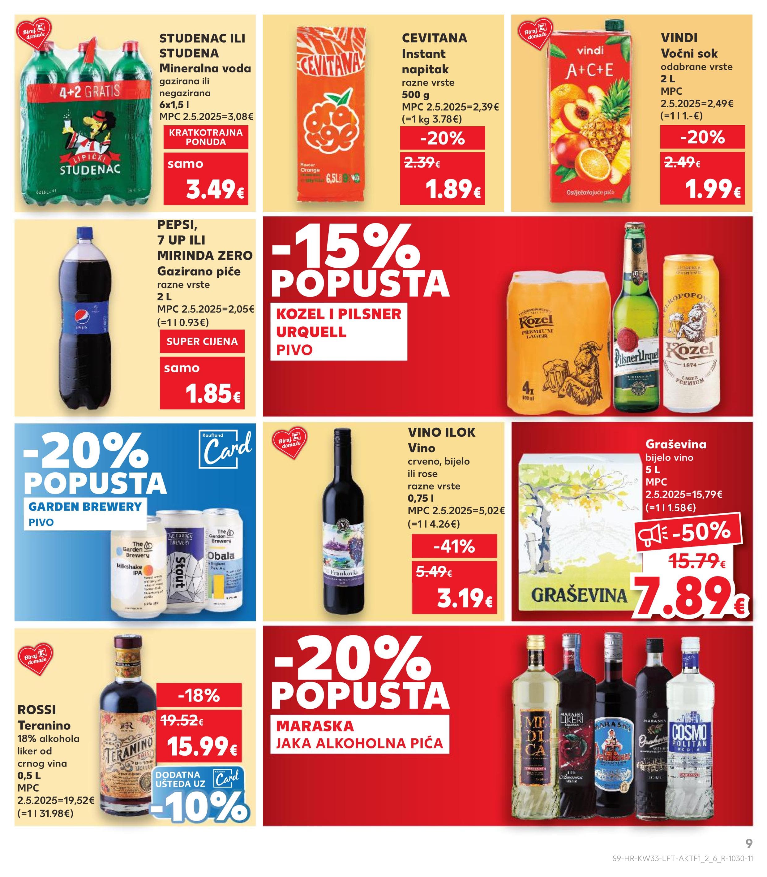 Page from catalog: Akcijska ponuda