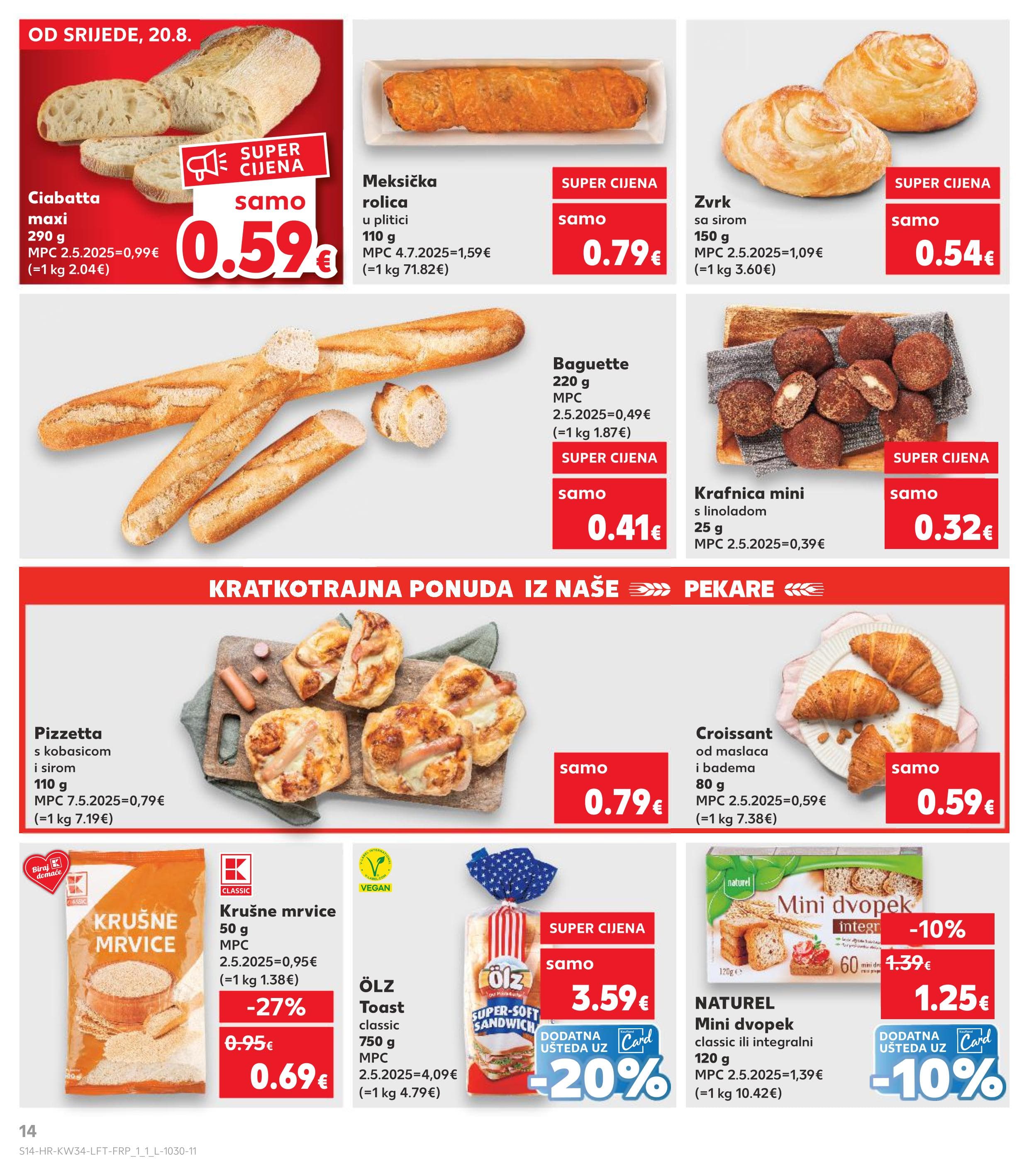 Page from catalog: Akcijska ponuda