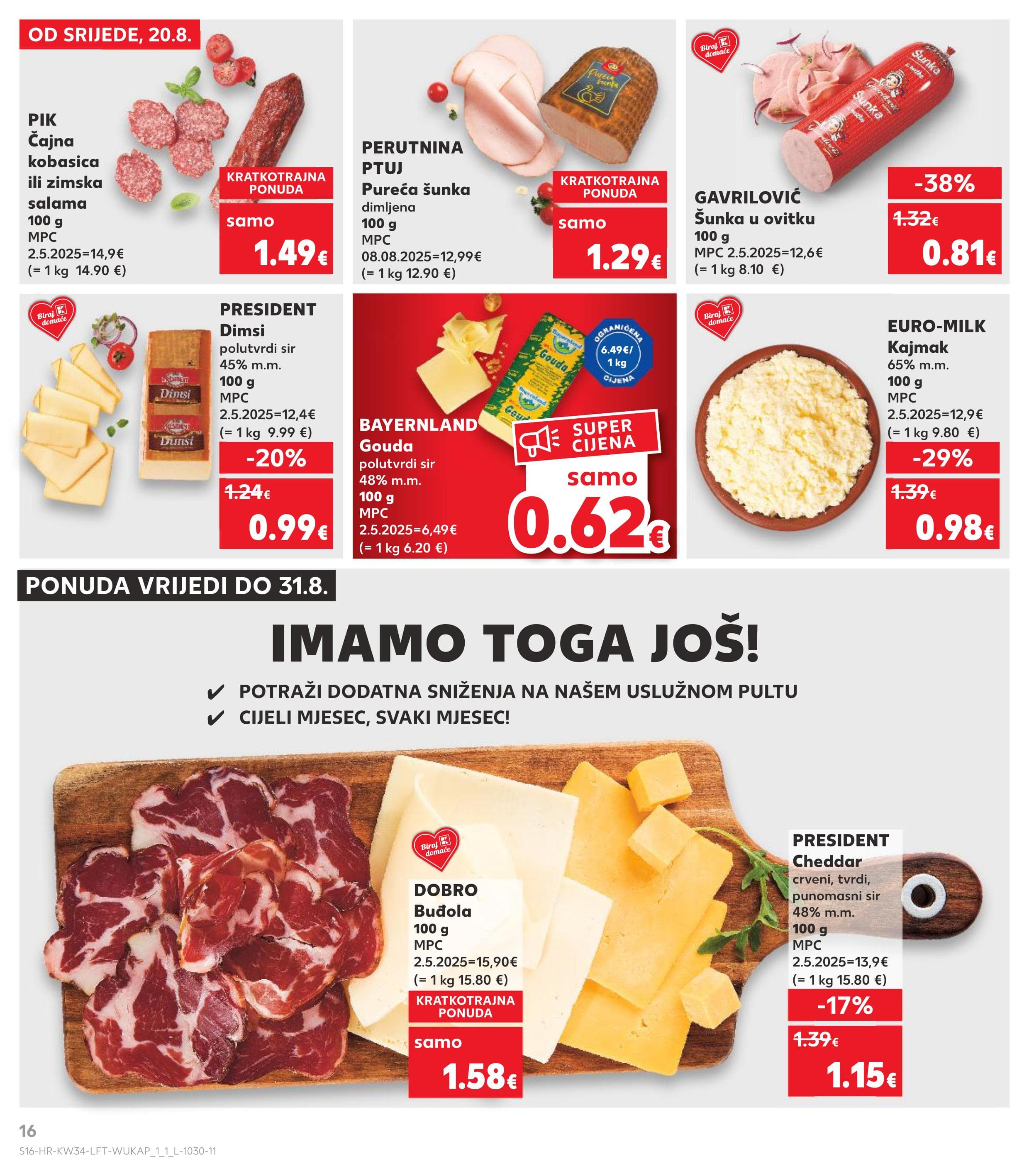 Page from catalog: Akcijska ponuda