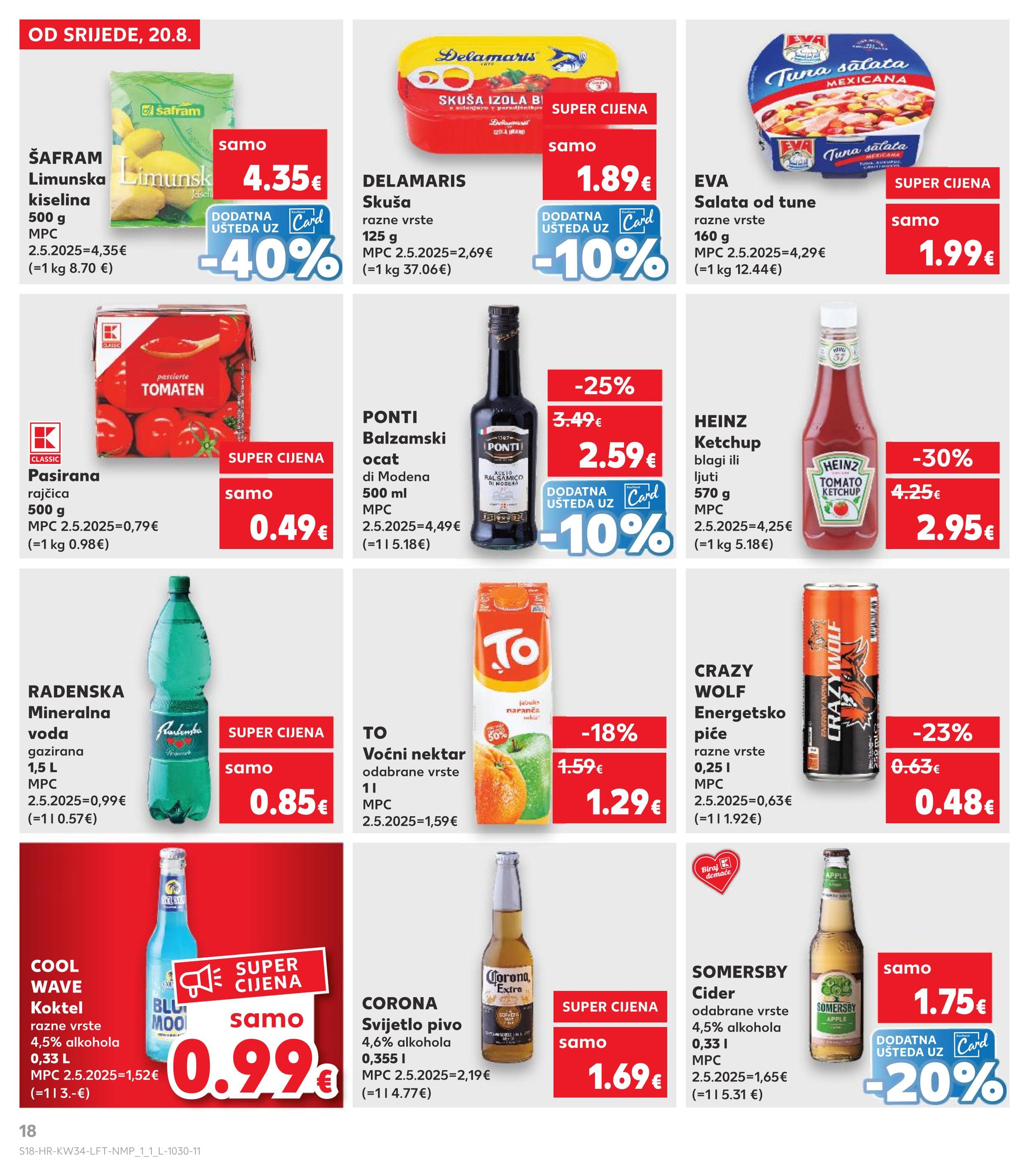 Page from catalog: Akcijska ponuda