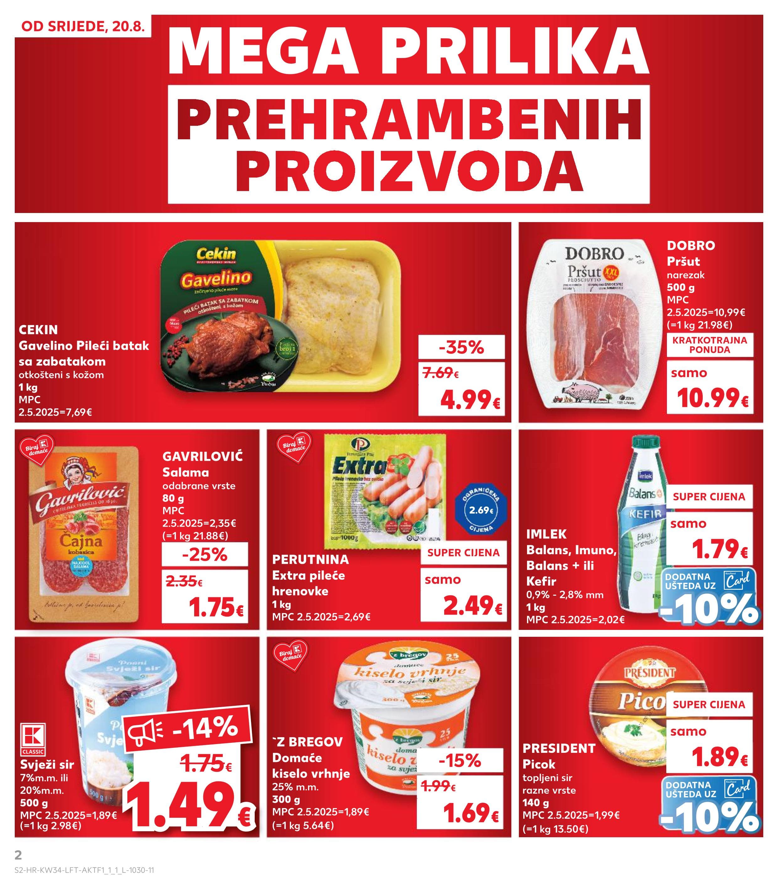 Page from catalog: Akcijska ponuda