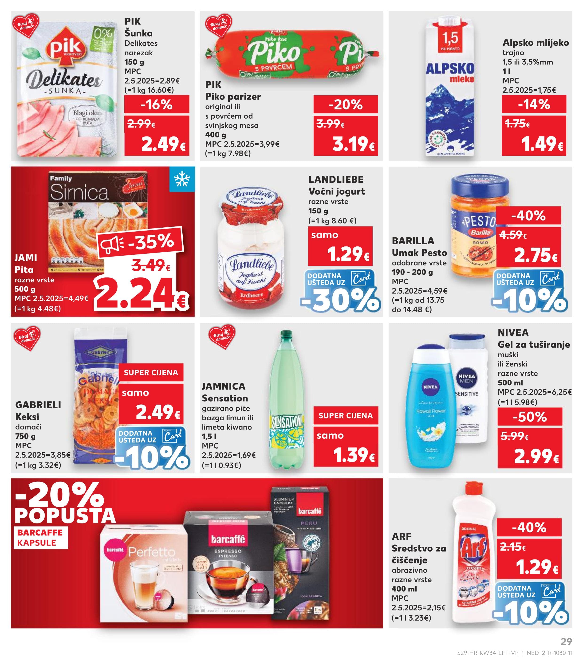 Page from catalog: Akcijska ponuda