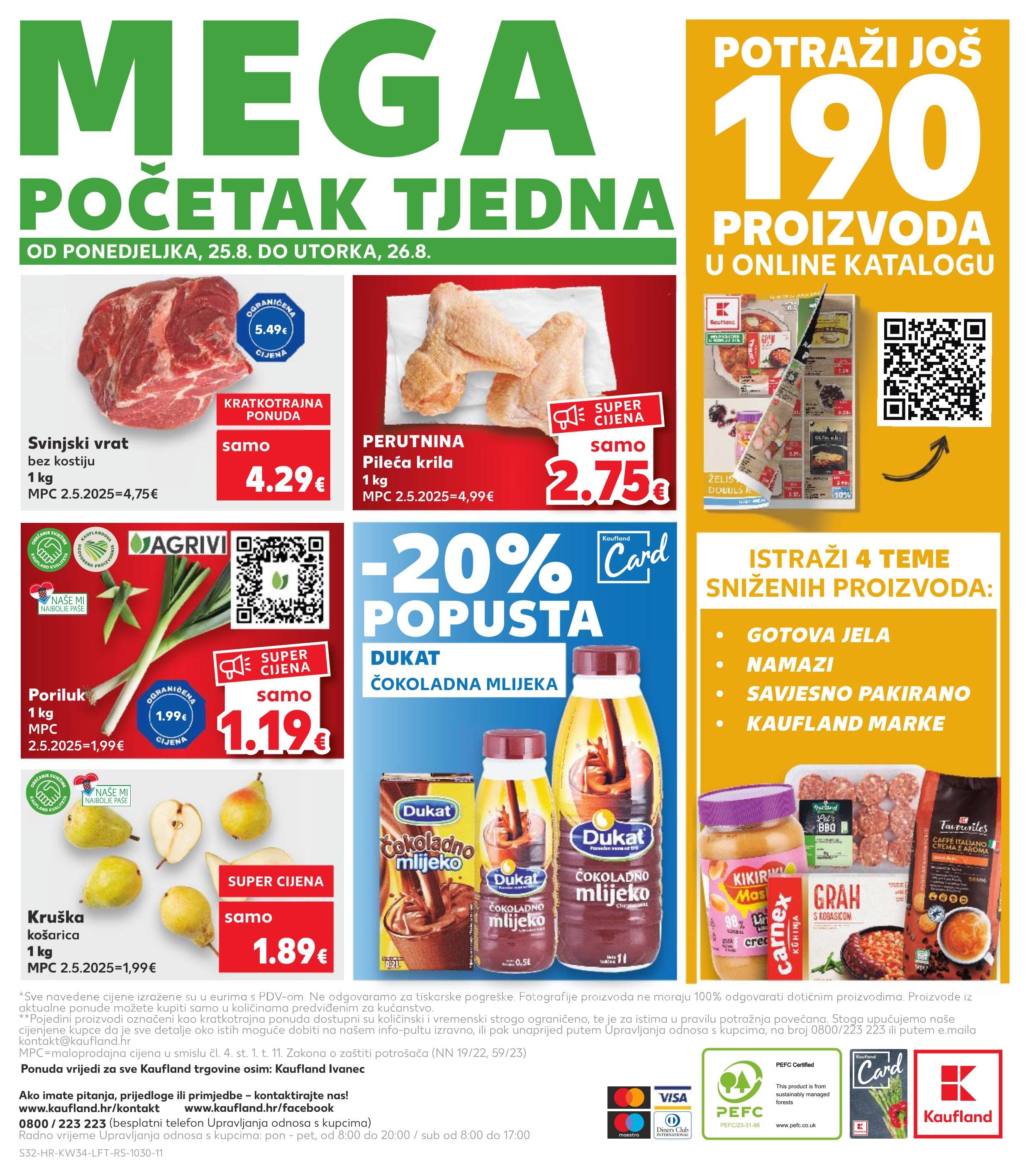 Page from catalog: Akcijska ponuda