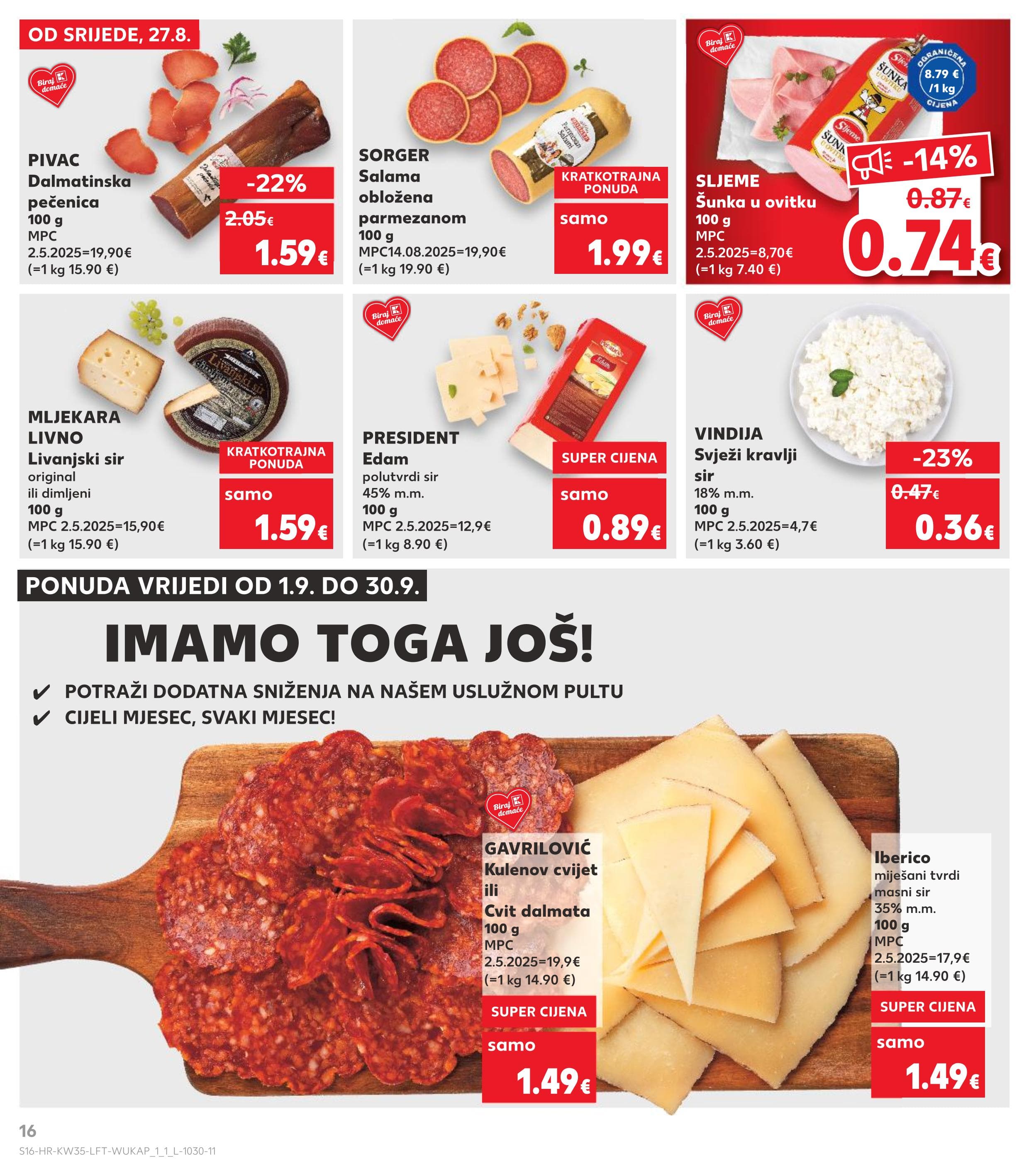 Page from catalog: Akcijska ponuda