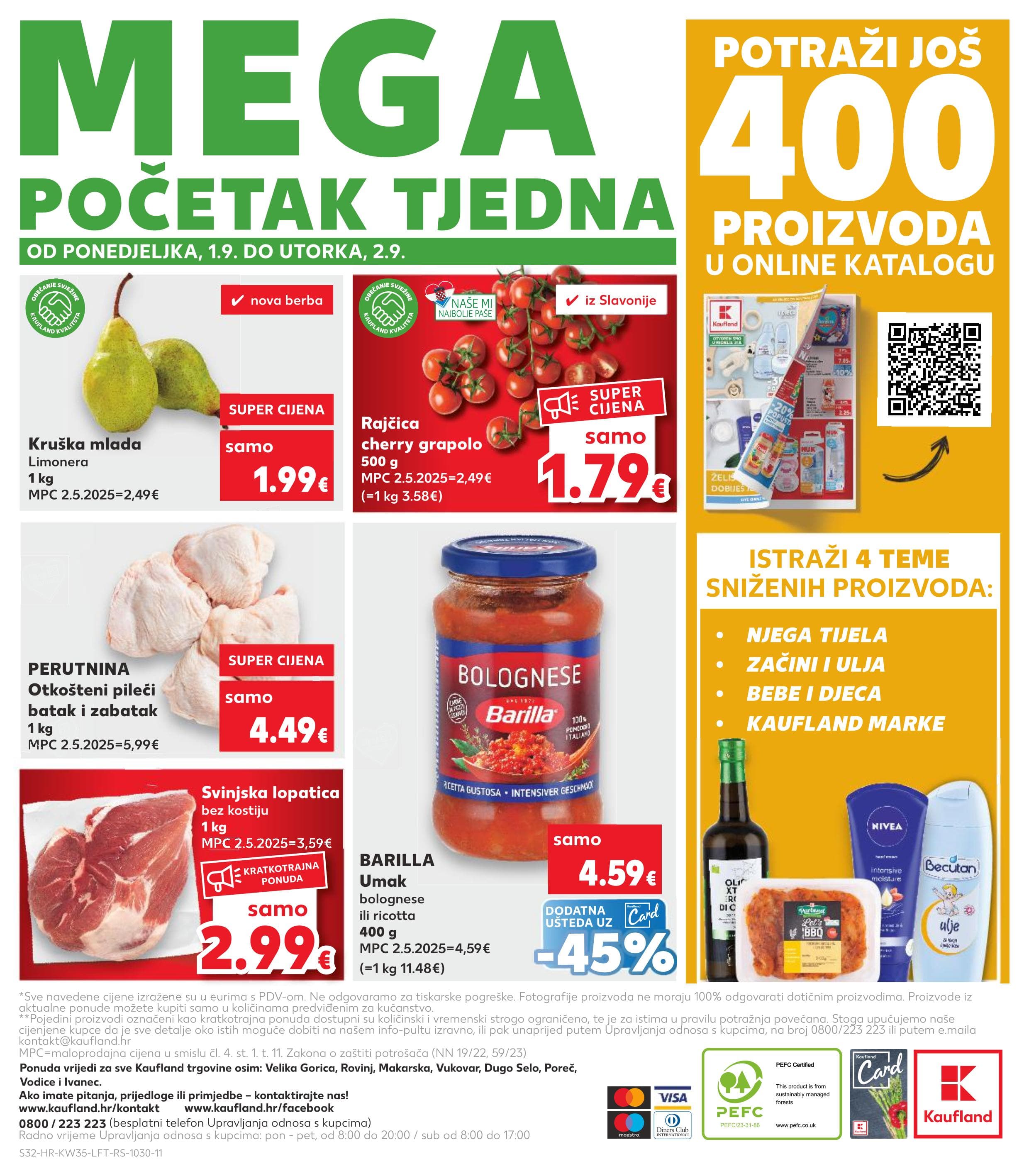 Page from catalog: Akcijska ponuda
