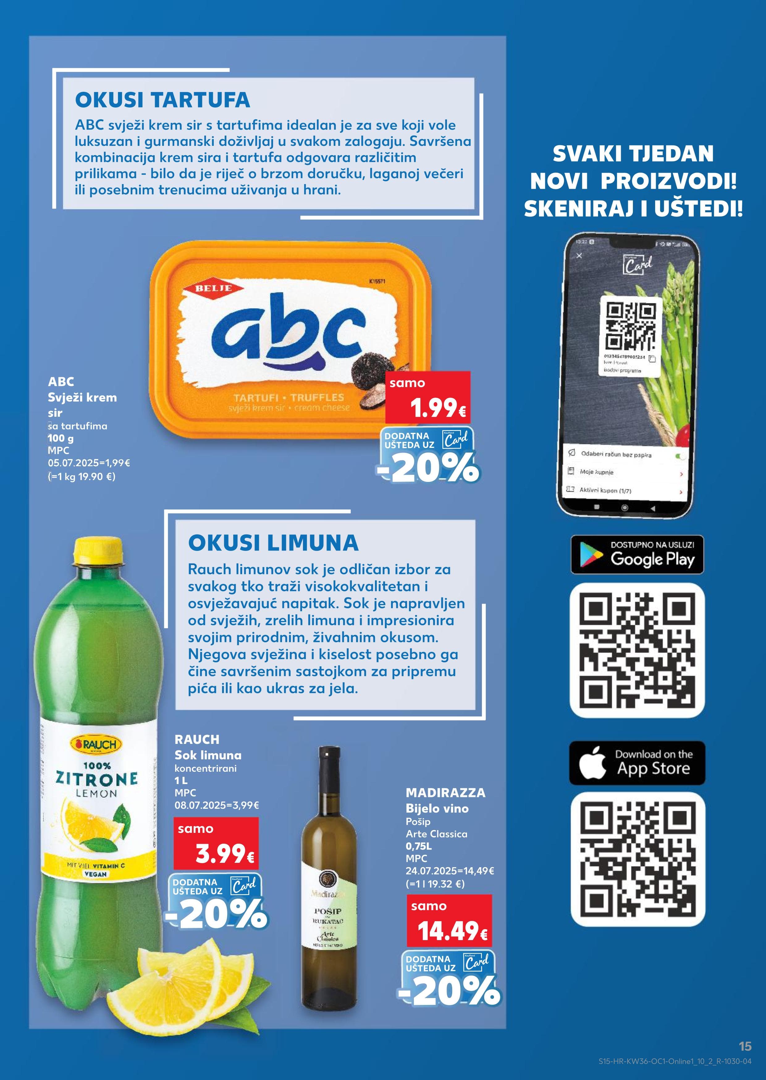 Page from catalog: Akcijska ponuda