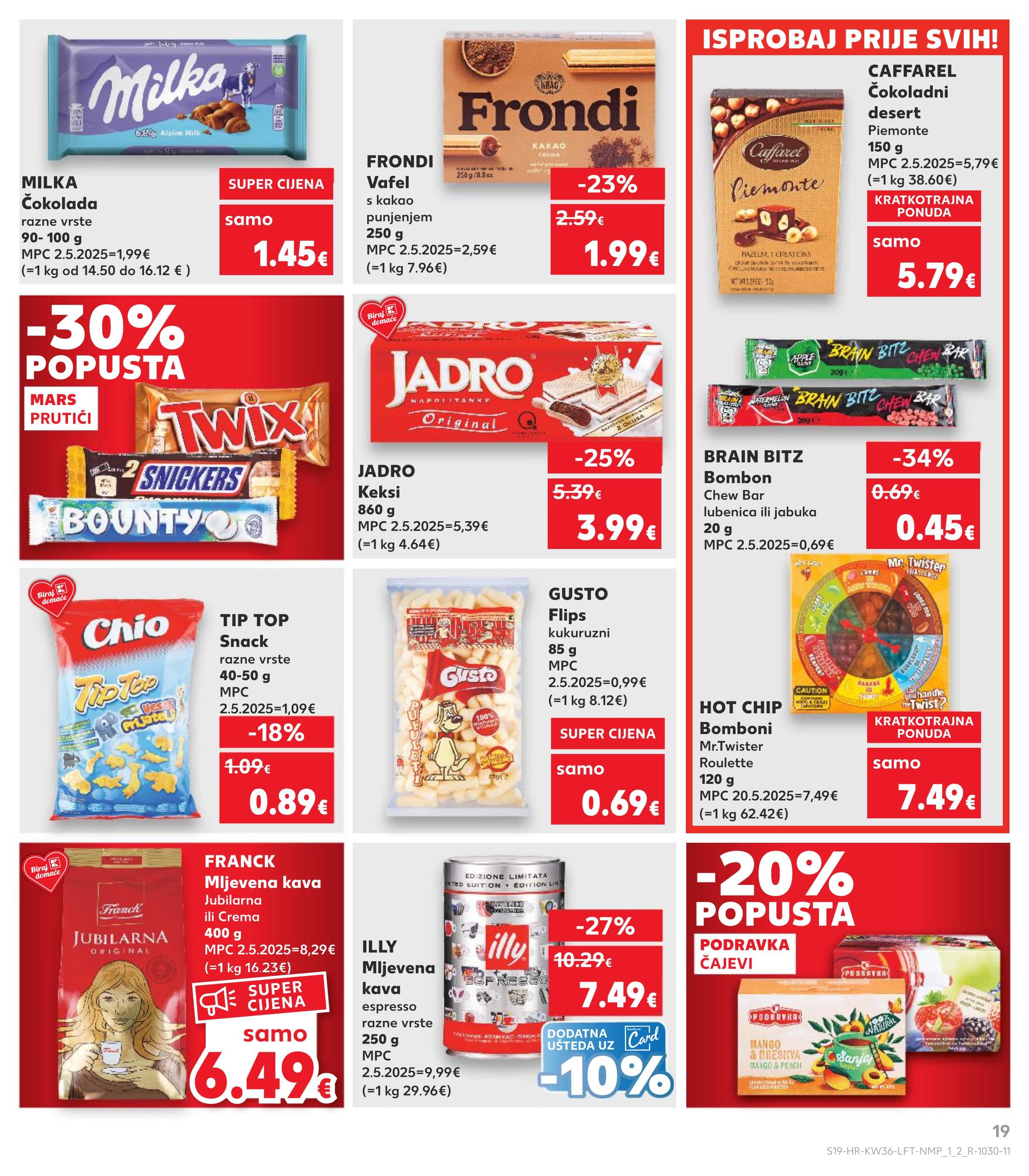 Page from catalog: Akcijska ponuda