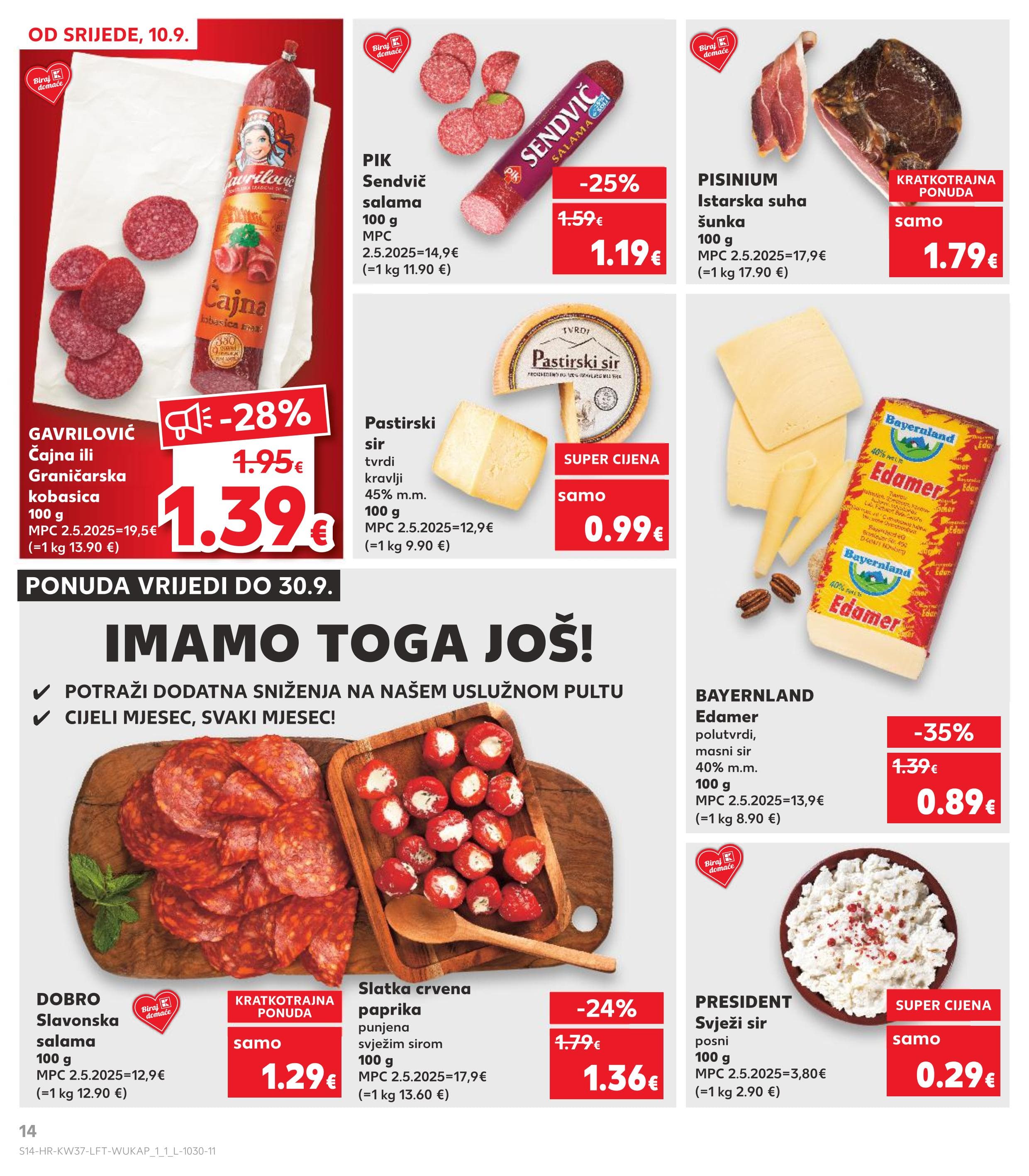 Page from catalog: Akcijska ponuda
