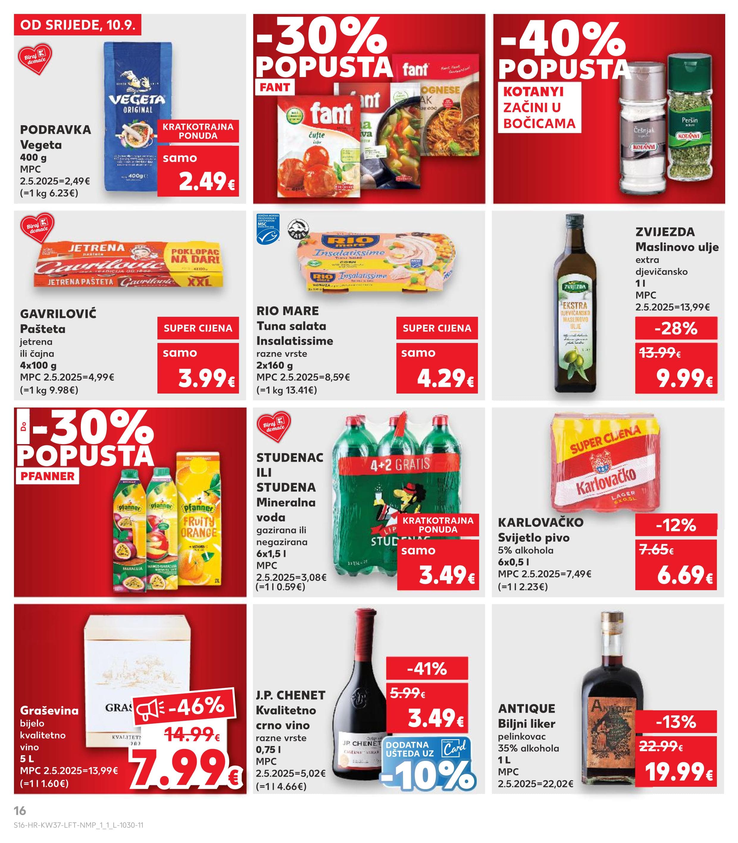 Page from catalog: Akcijska ponuda